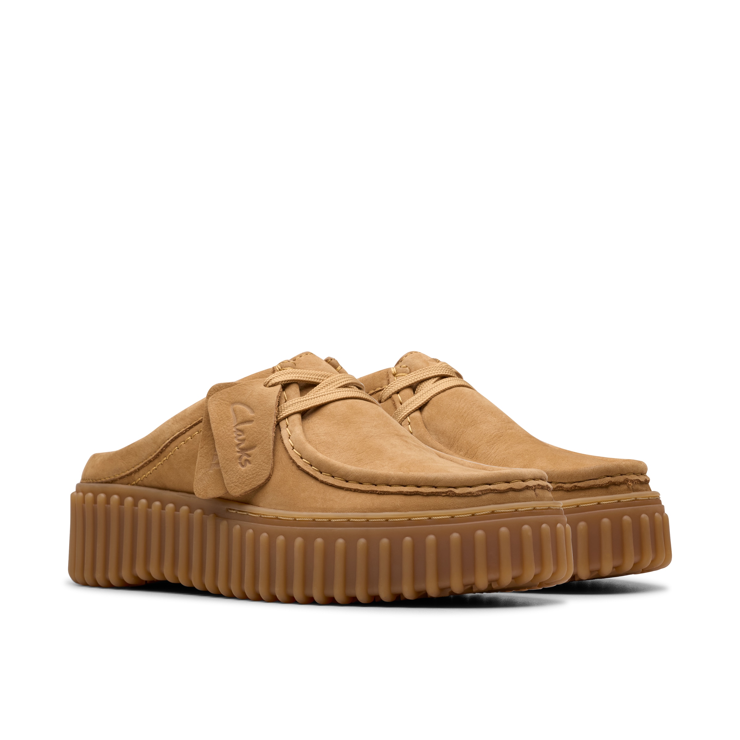 Clarks Clog "Torhill Mule", Plateausandale, Mules mit Plateausohle und Zier günstig online kaufen
