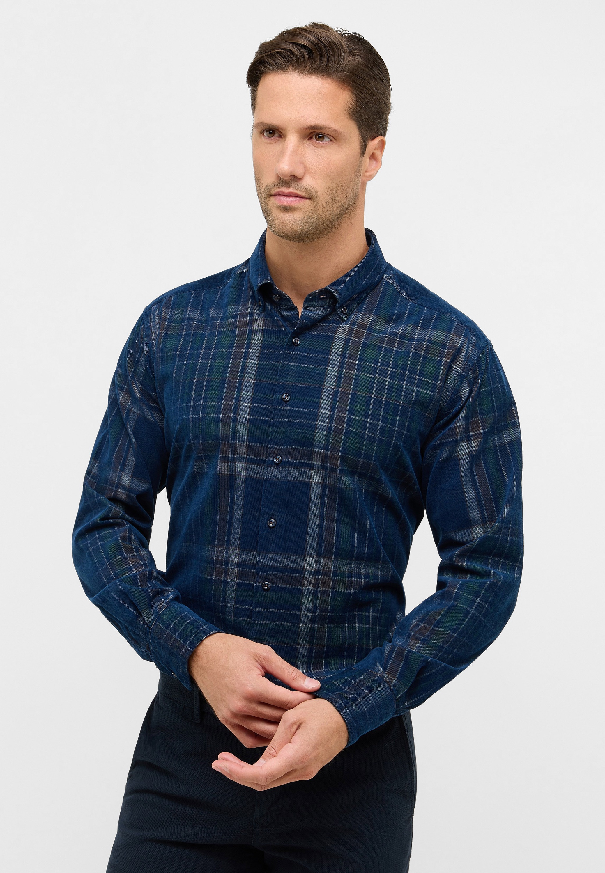 Eterna Langarmhemd "MODERN FIT", EASY IRON (bügelleicht) günstig online kaufen