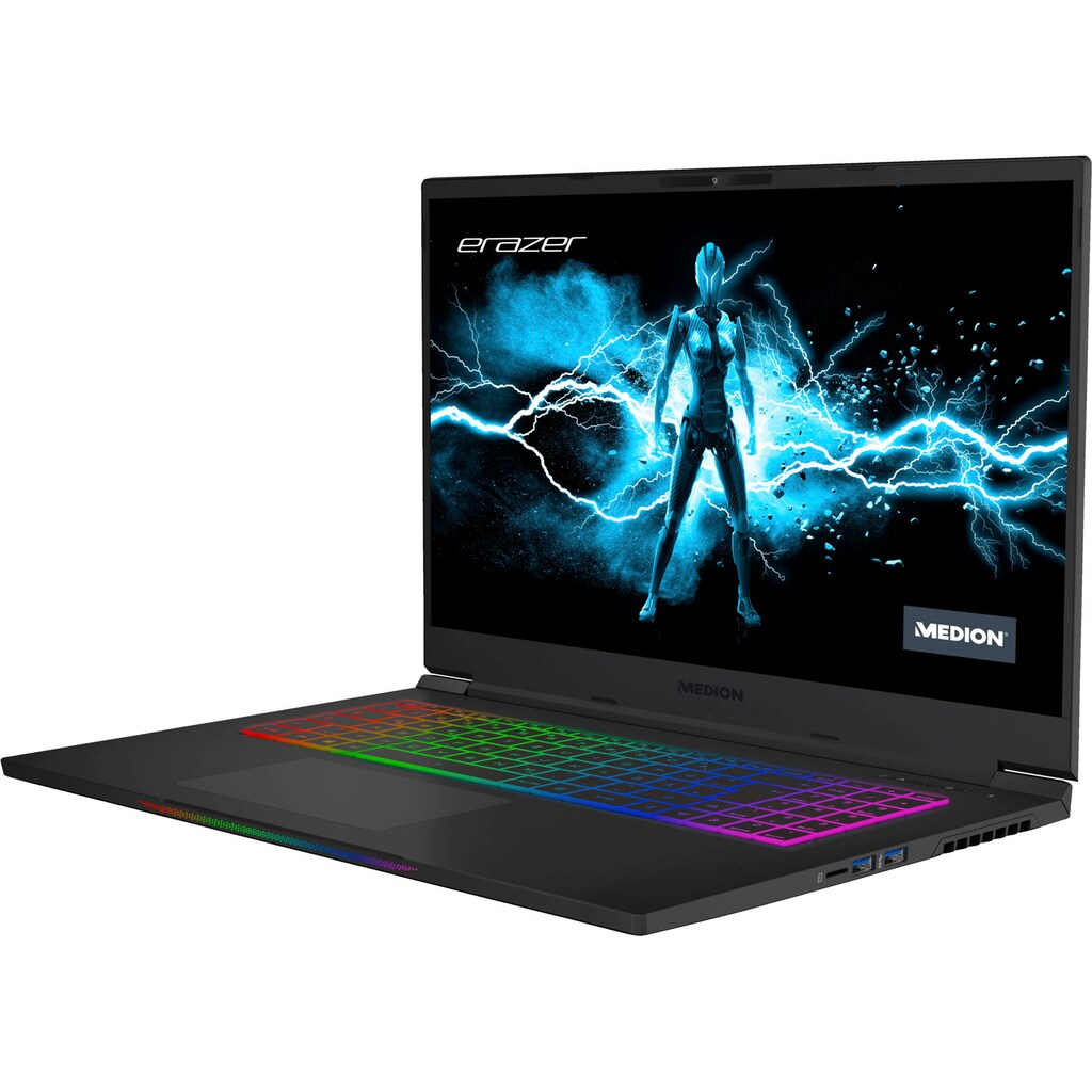 Medion® Notebook »ERAZER® Beast X25«, 43,9 cm, / 17,3 Zoll, AMD, Ryzen 9, GeForce RTX 3080, 1000 GB SSD