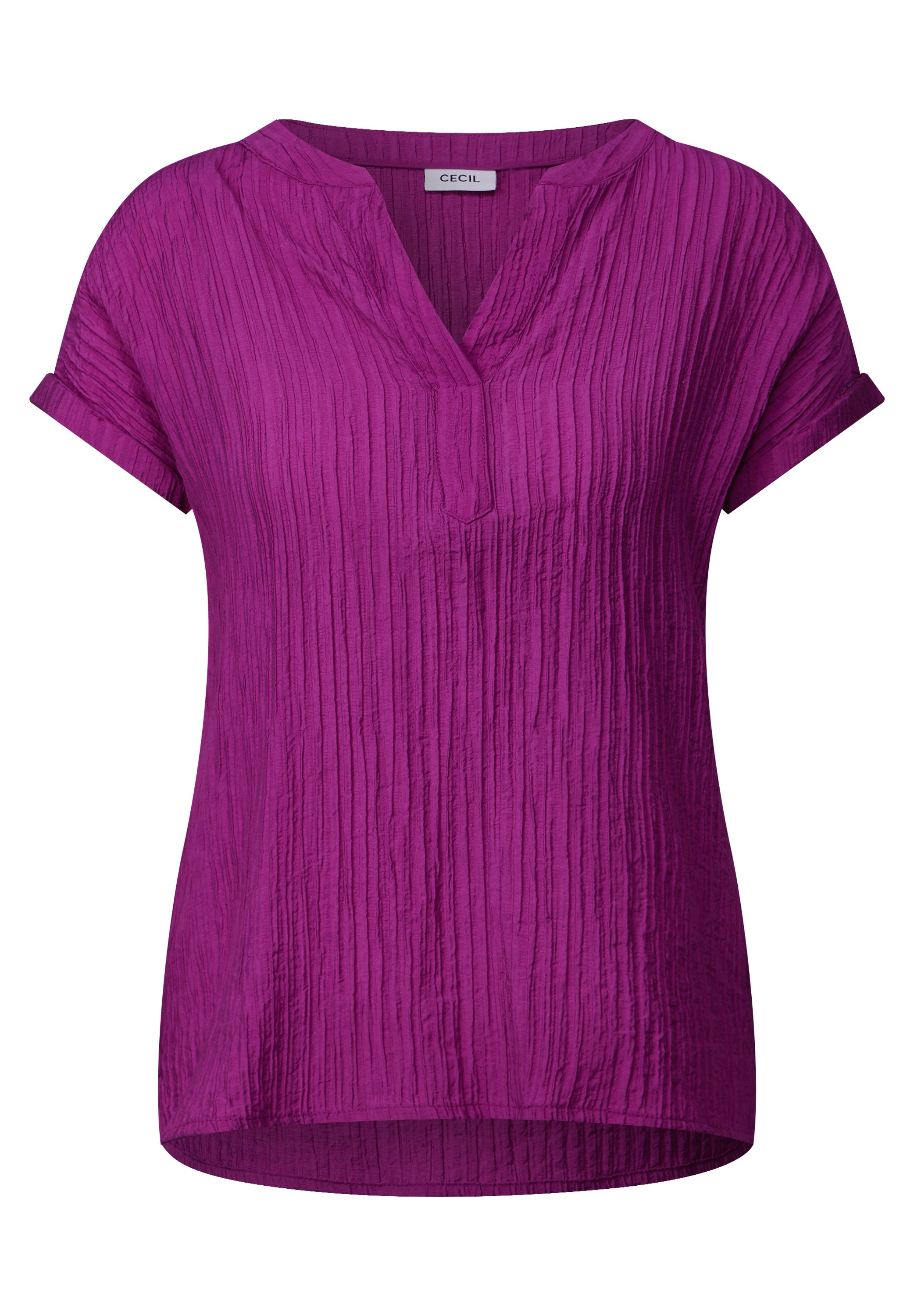 Cecil Damen Kurzarmbluse Pink Gr. S 3