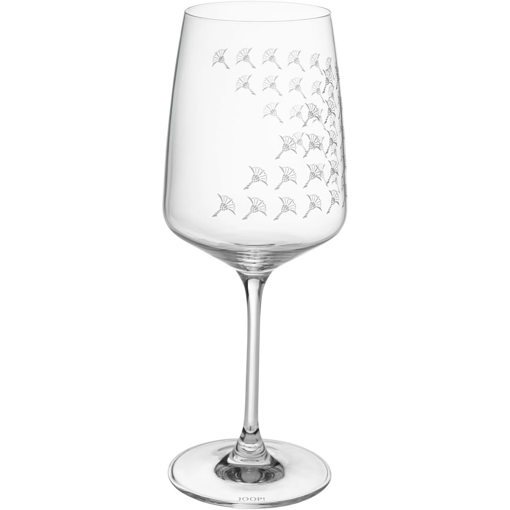 Joop! Weißweinglas »JOOP! FADED CORNFLOWER«, (Set, 2 tlg.)