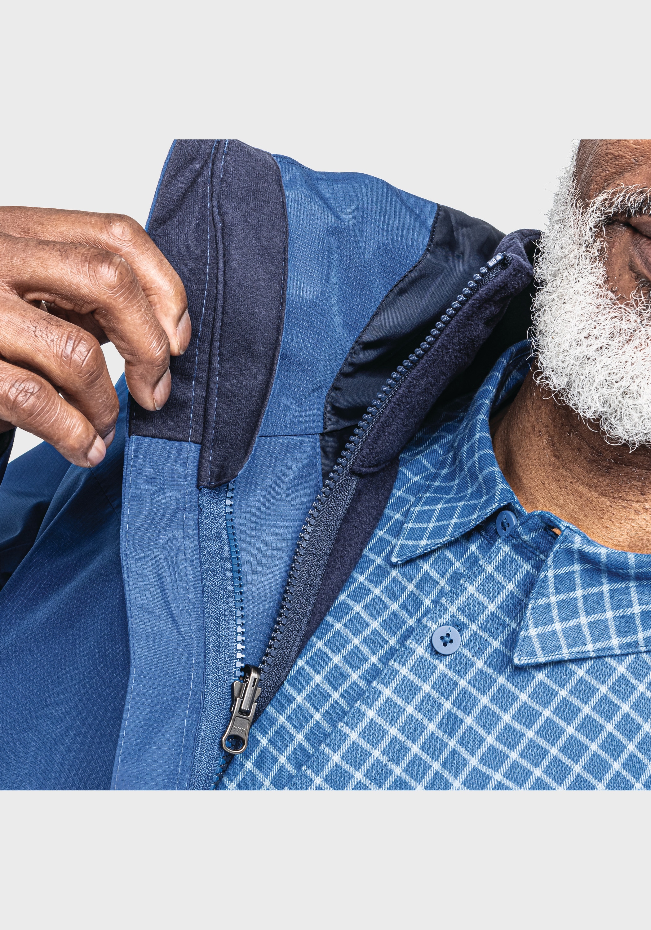 Schöffel Doppeljacke »Hiking 3in1 Jacket Style Okere MNS«, mit Kapuze