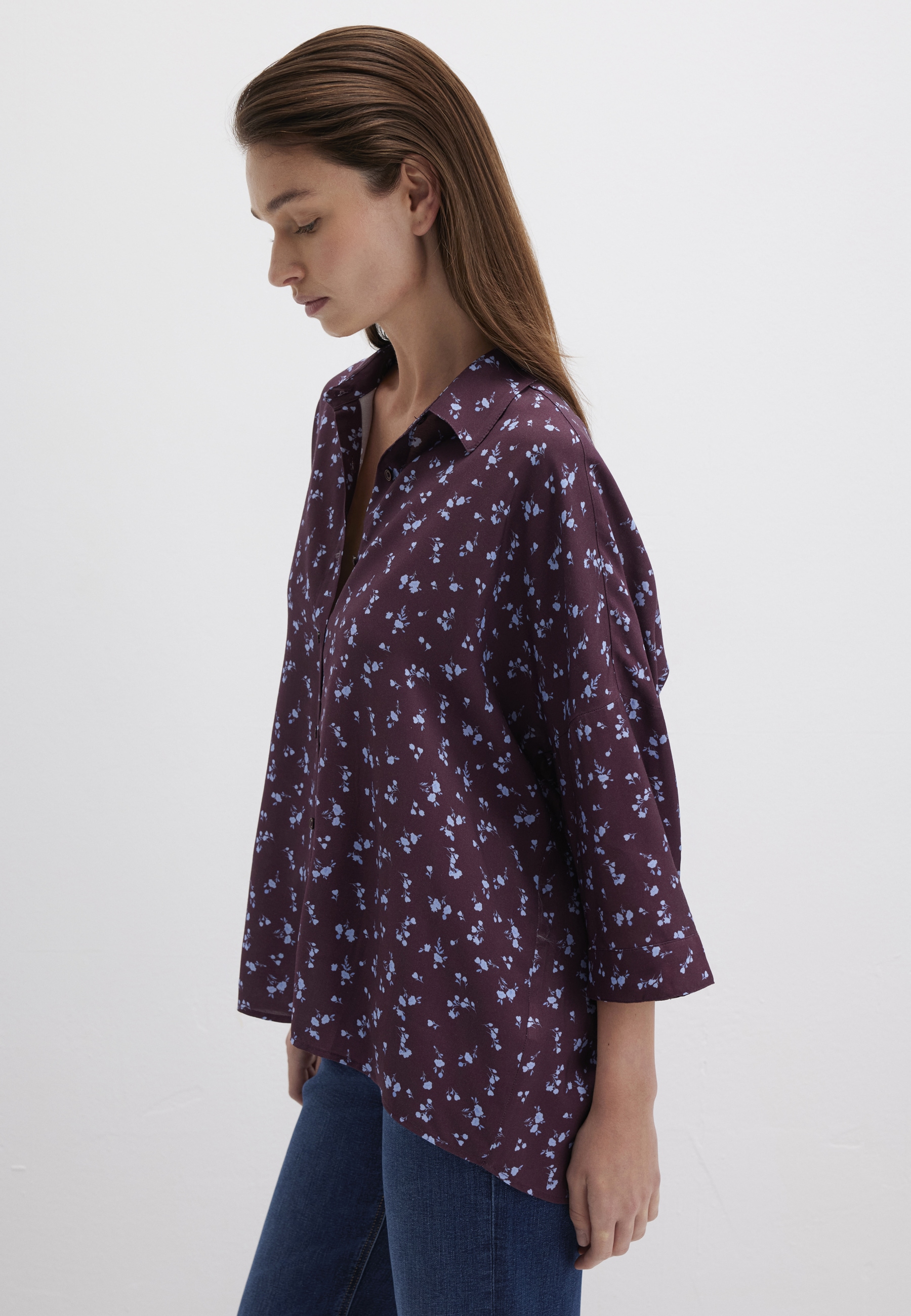 Mavi Langarmbluse »LONG SLEEVE SHIRT«, Print Bluse
