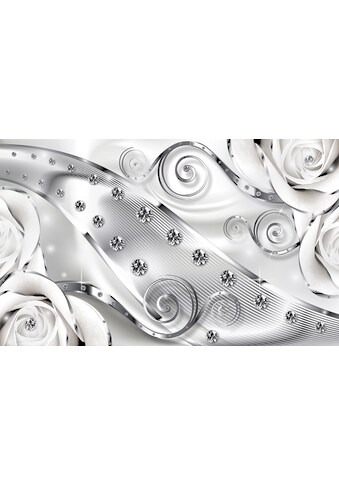 Consalnet Fototapete »3D Blumen Diamanten«, Motiv, abstrakt, rosen, vliestapete, für... kaufen