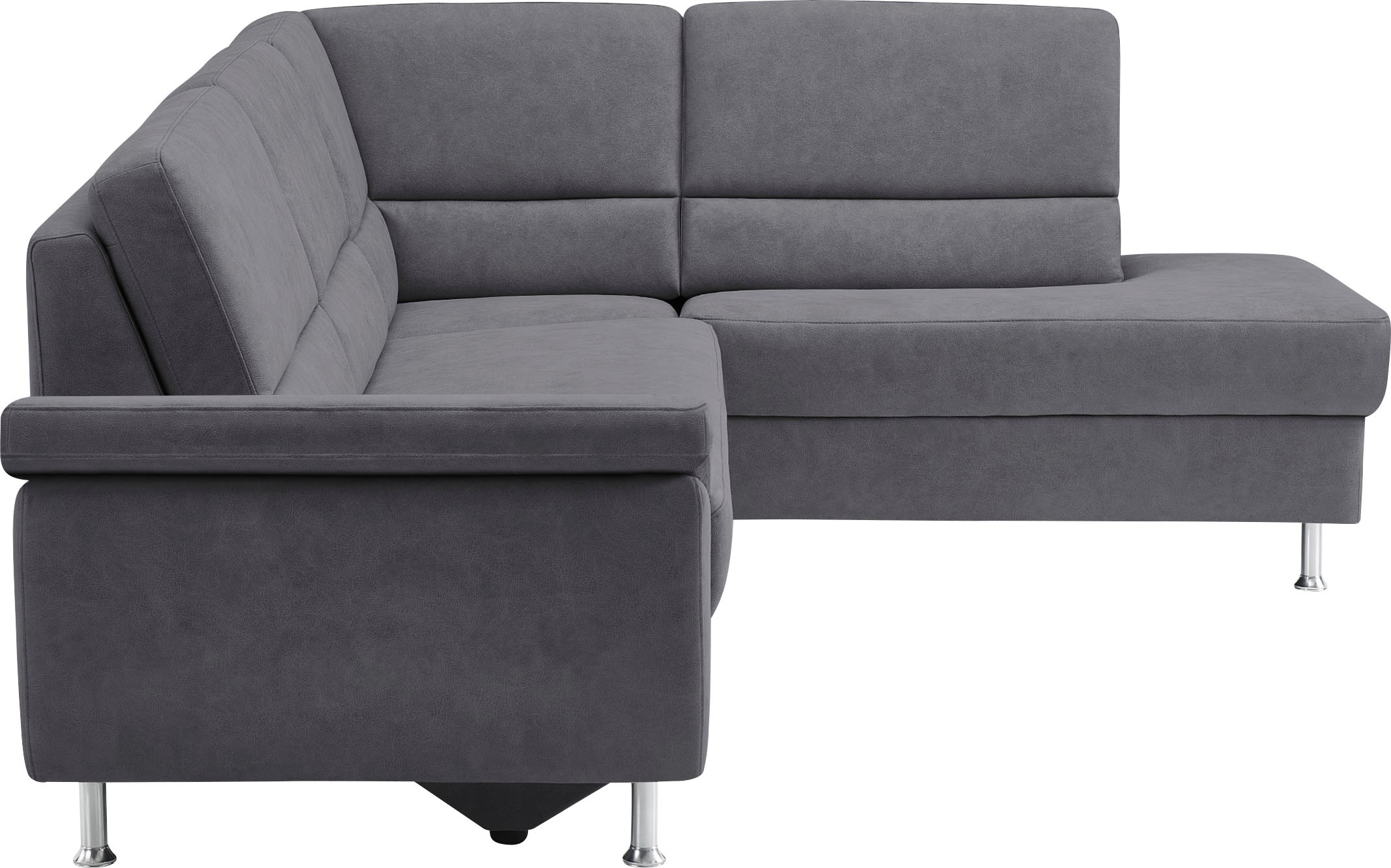 CALIZZA INTERIORS Ecksofa »Onyx L-Form«, Ottomane links oder rechts, wahlweise mit Bettfunktion, Breite 257 cm