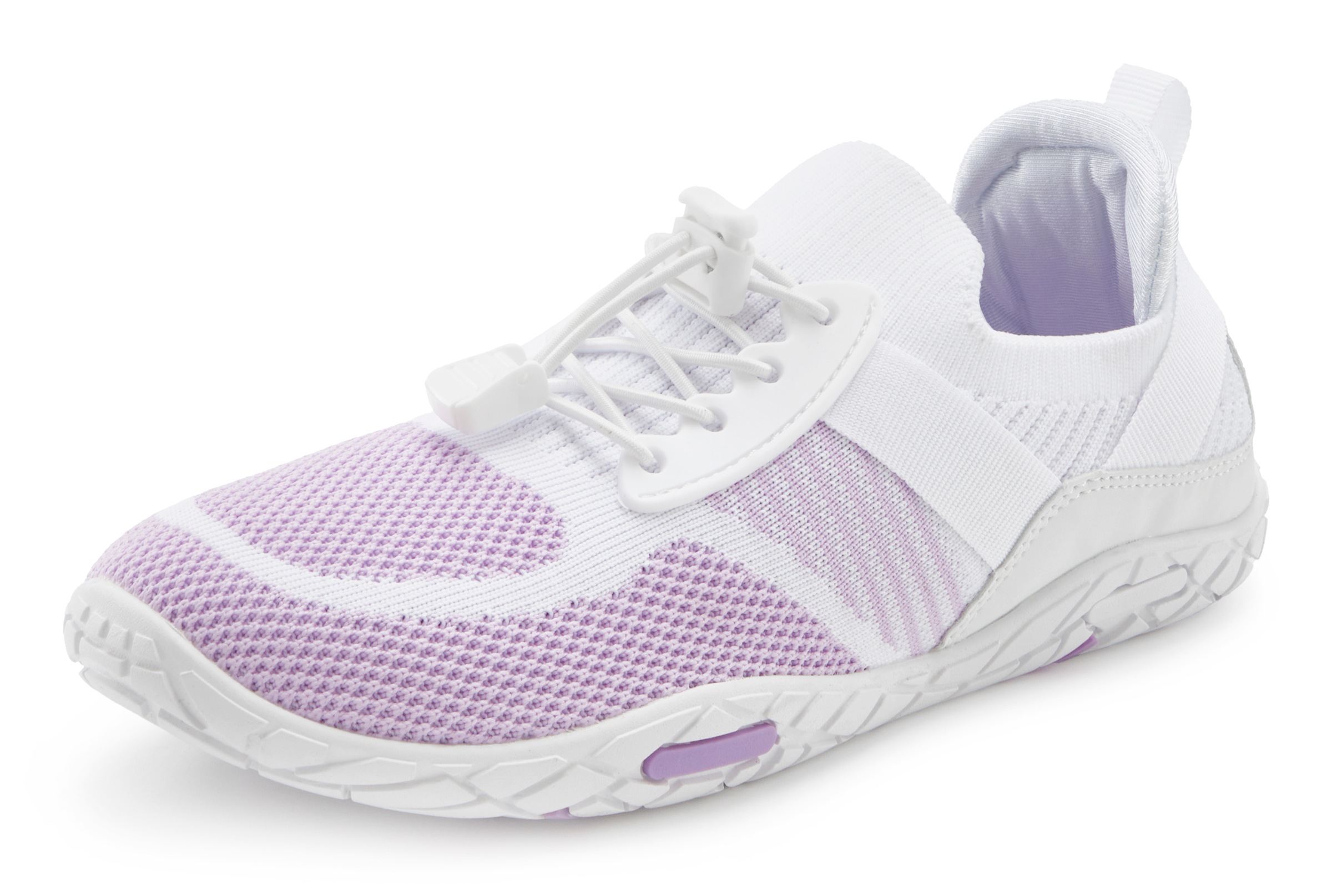 LASCANA Slip-On Sneaker Blanc/Lilas 41 2