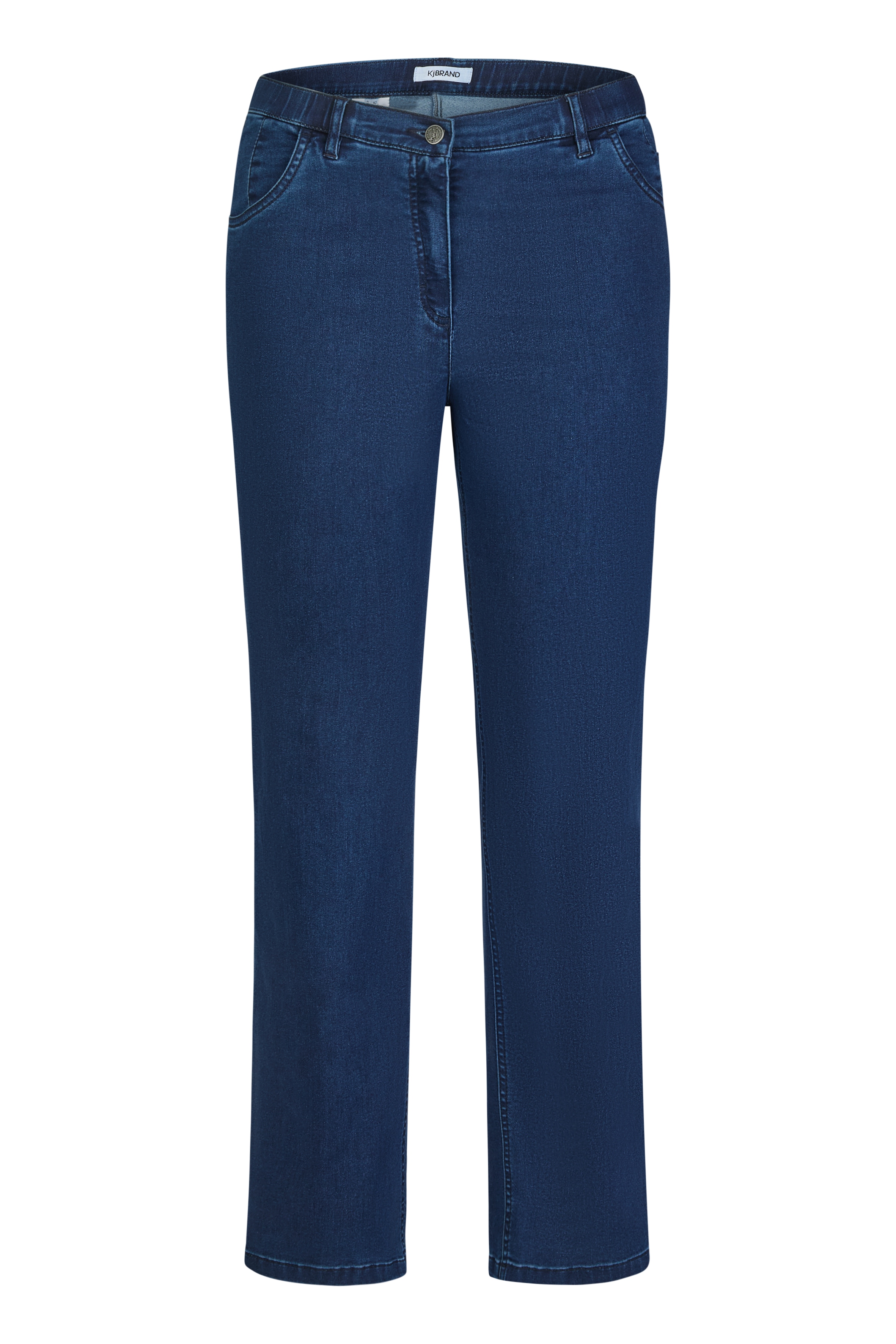 KjBRAND Straight-Jeans "Jeans Betty straight leg" Sehr bequem durch Baumwoll- Super- Stretch, Satin Optik