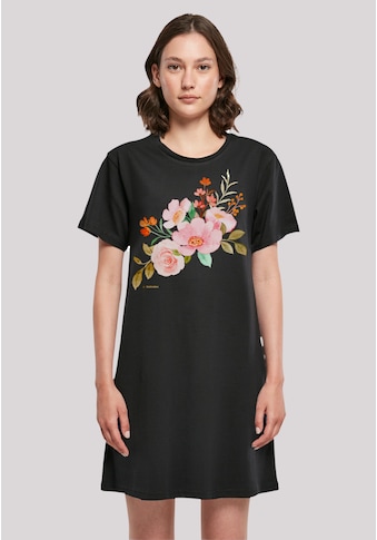 Shirtkleid »Blumenmuster Damen T-Shirt Kleid«