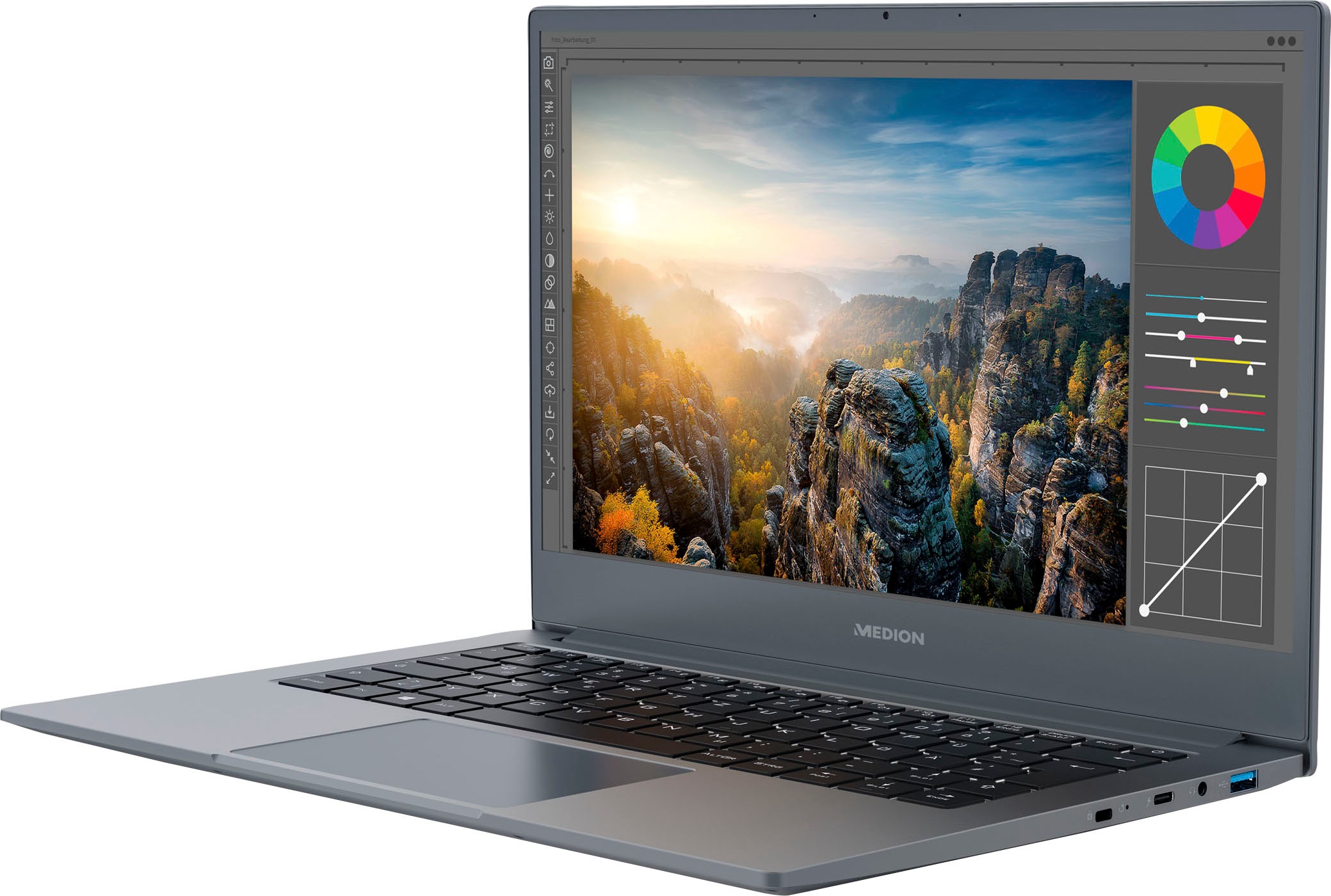 Medion® Notebook »AKOYA® S14409«, 35,5 cm, / 14 Zoll, Intel, Core i5, Iris Xe Graphics, 512 GB SSD