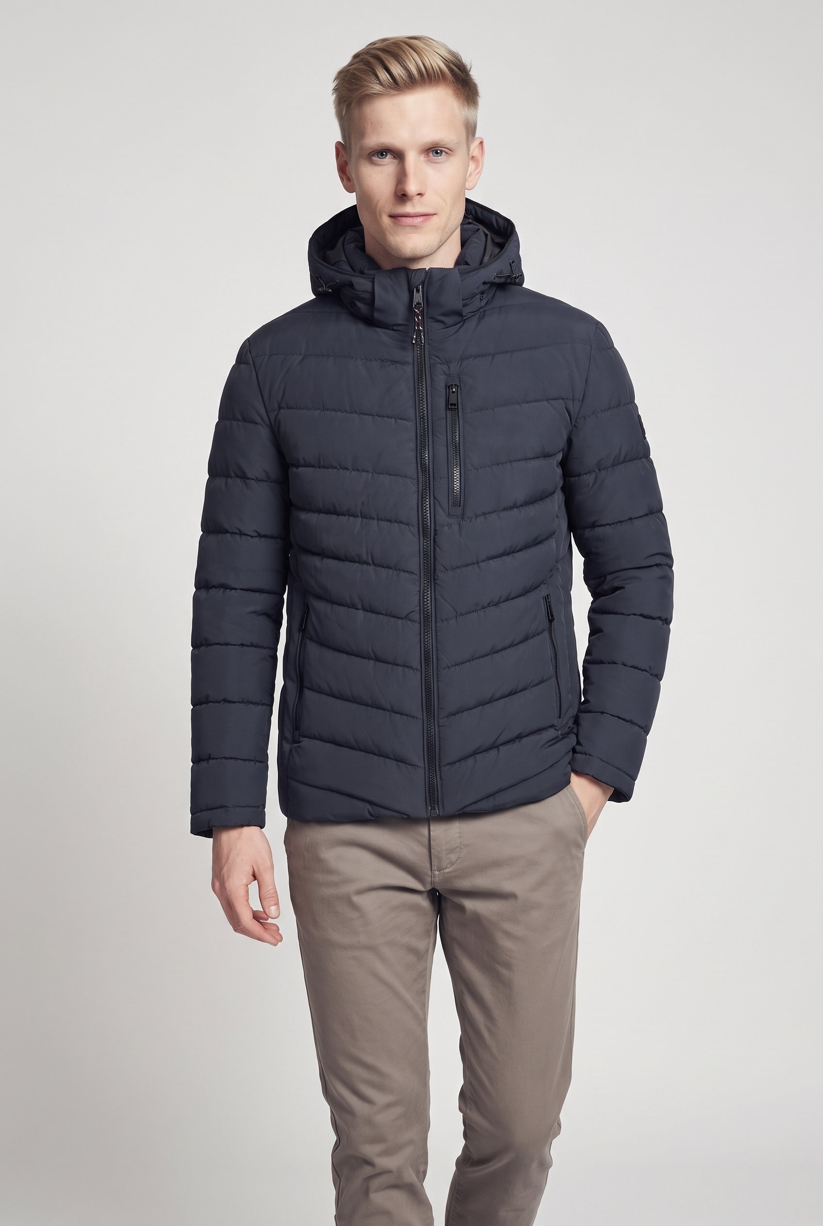 CASAMODA Steppjacke mit Kapuze Winterjacke mit Kapuze