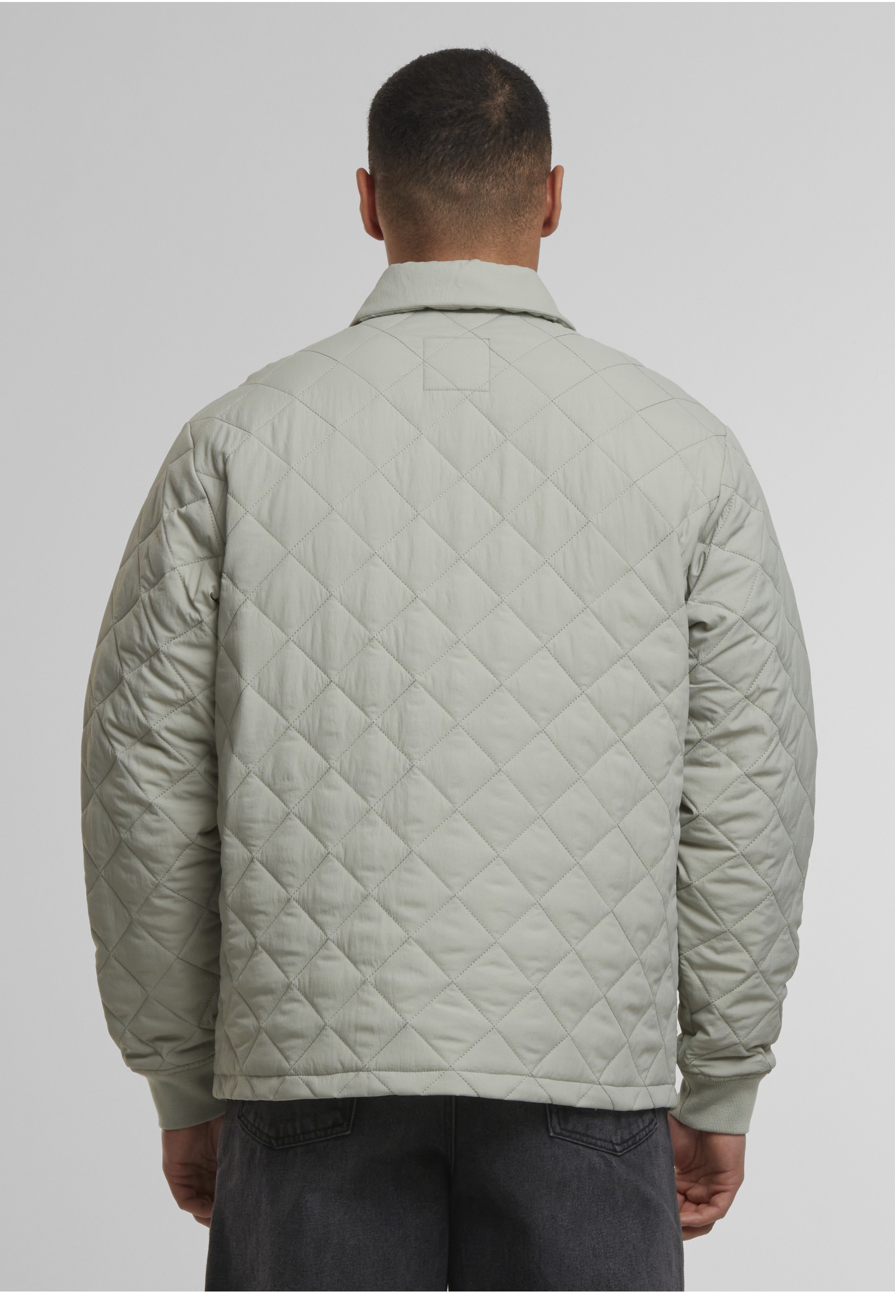 URBAN CLASSICS Allwetterjacke »Urban Classics Quilted Overshirt« 1 Stk. tlg. ohne Kapuze