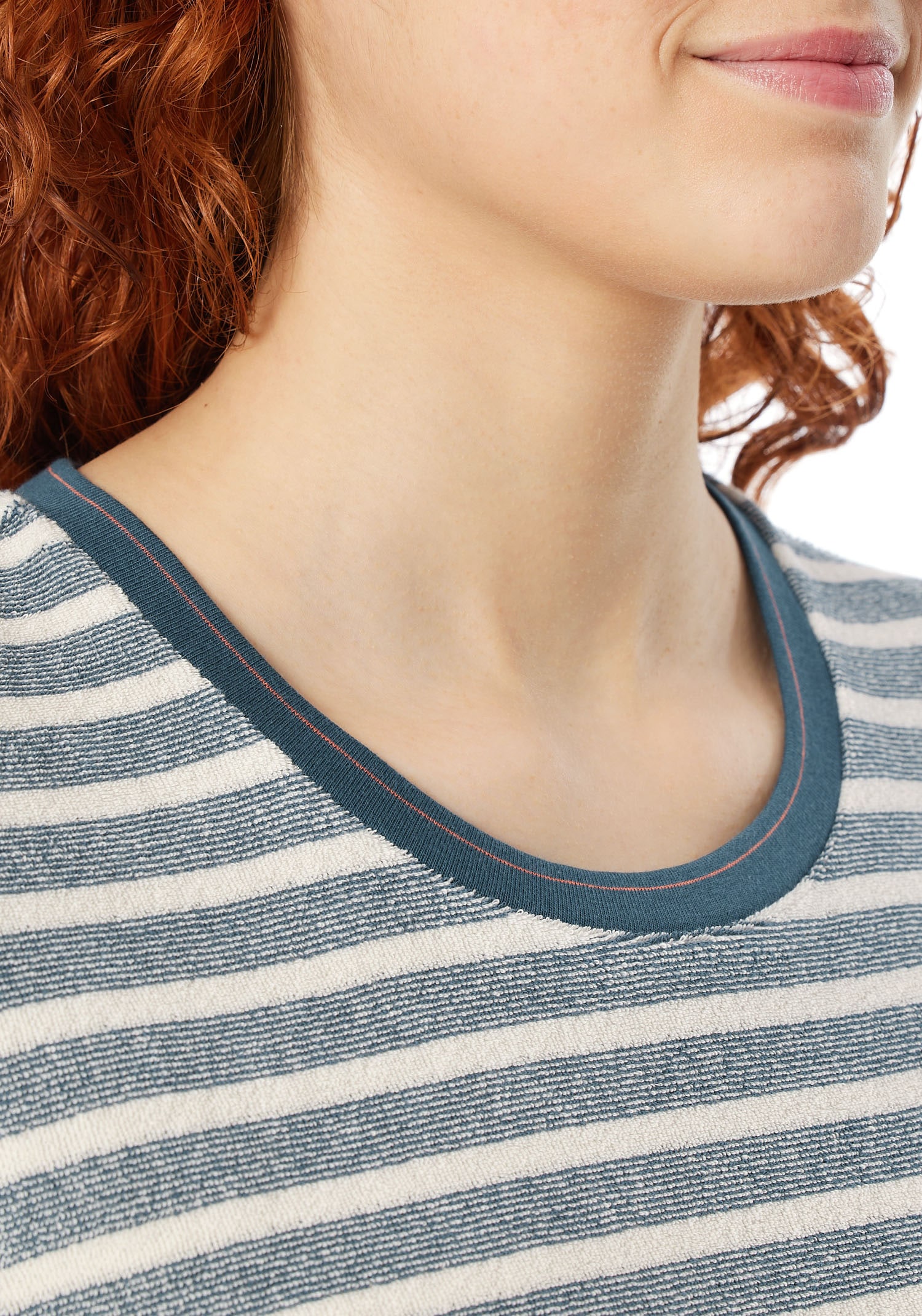 Schiesser Schlafanzug »Casual Essentials«, (2 tlg.), mit Kontrastbesatz am Ausschnitt