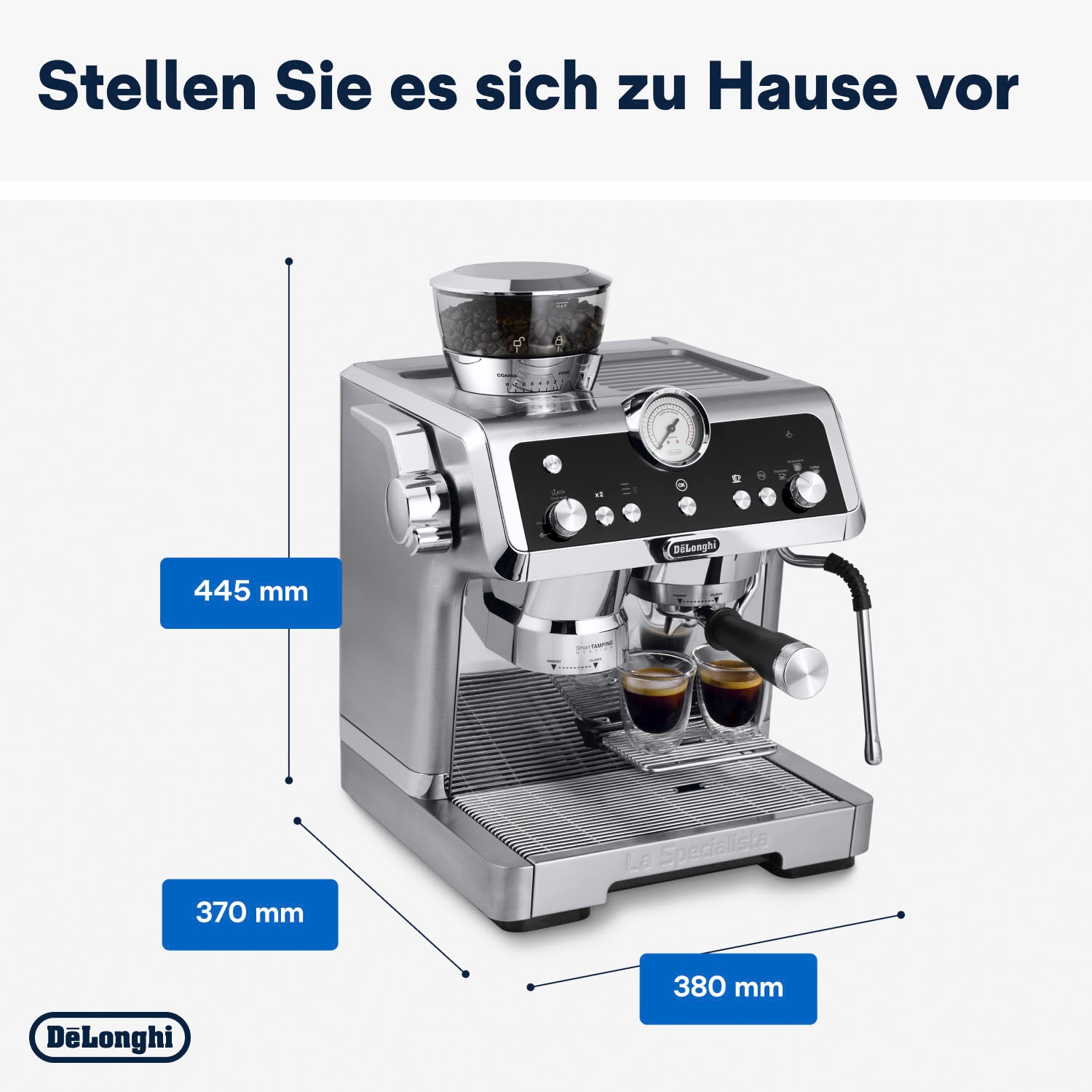 De'Longhi Espressomaschine »La Specialista Prestigio EC9355.M«, integriertes Mahlwerk, inkl. Selezione Espresso im Wert von UVP € 6,49