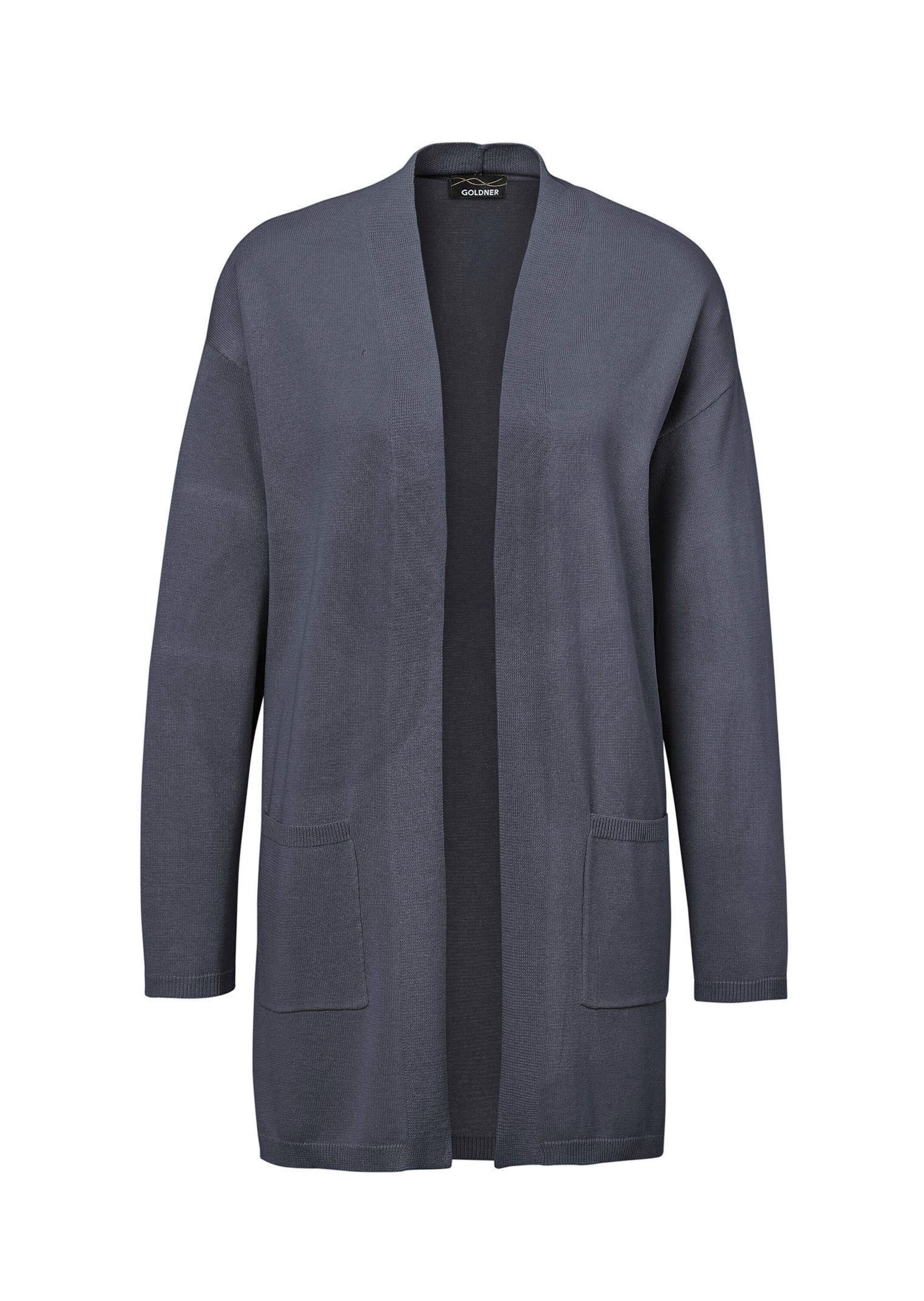 GOLDNER Strickjacke "Kurzgröße Strickjacke aus Viskose-Baumwoll-Mix" keine/nicht relevant