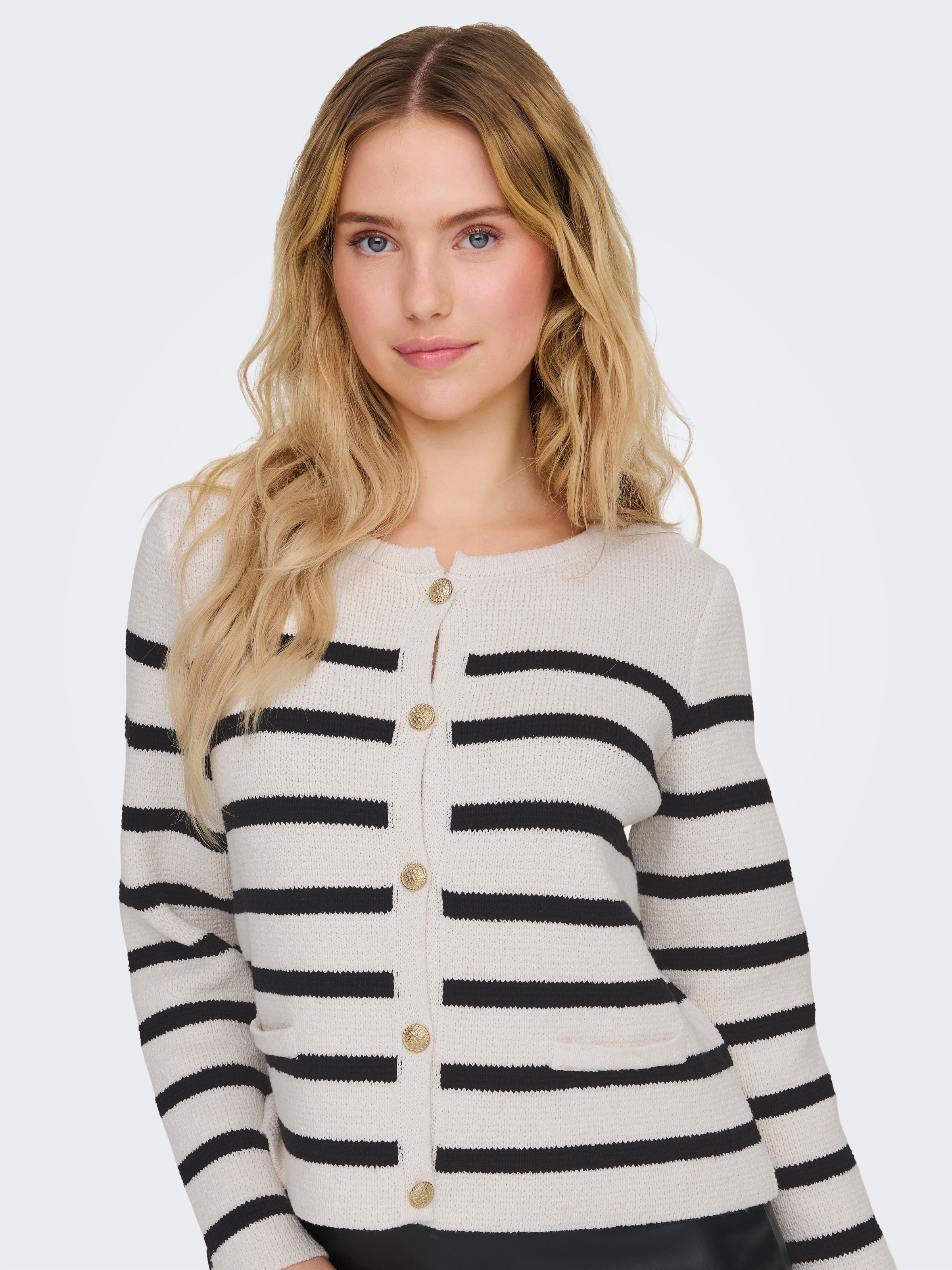 ONLY Strickjacke ONLLAURA LIFE LS O-NECK CARDIGAN CC KNT günstig online kaufen