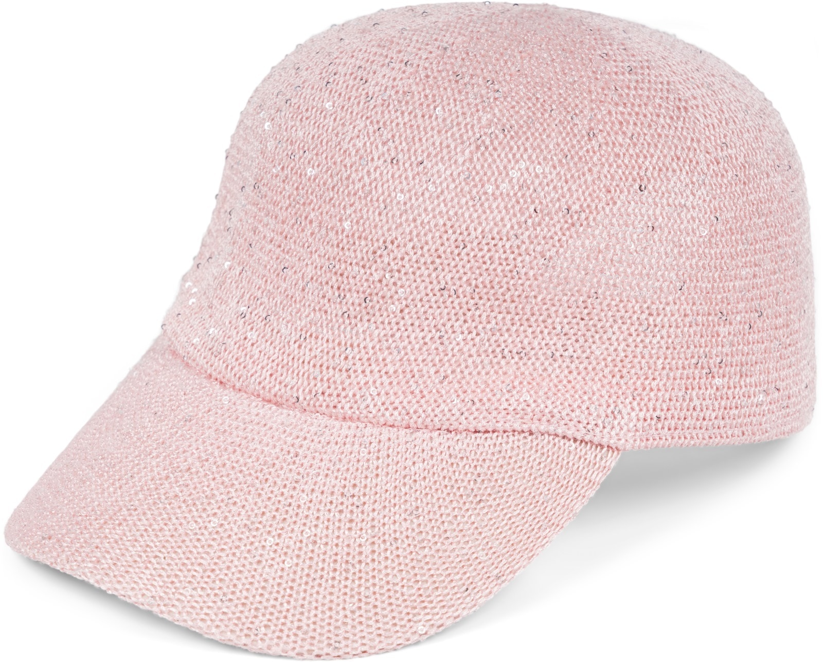 styleBREAKER "Gewebtes Baseball Cap Pailletten" 1 Stk. günstig online kaufen