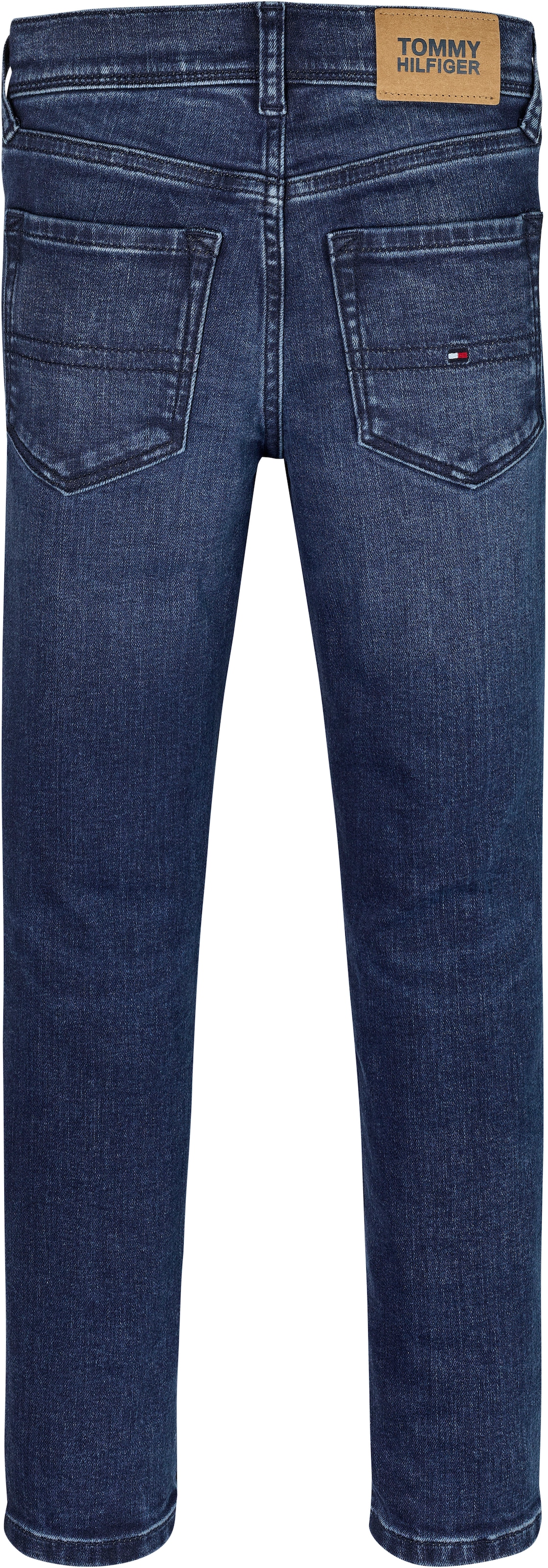 Tommy Hilfiger Skinny-fit-Jeans »SCANTON Y CORAL BLUE DENIM«, Kinder bis 16 Jahre mit Logostickerei