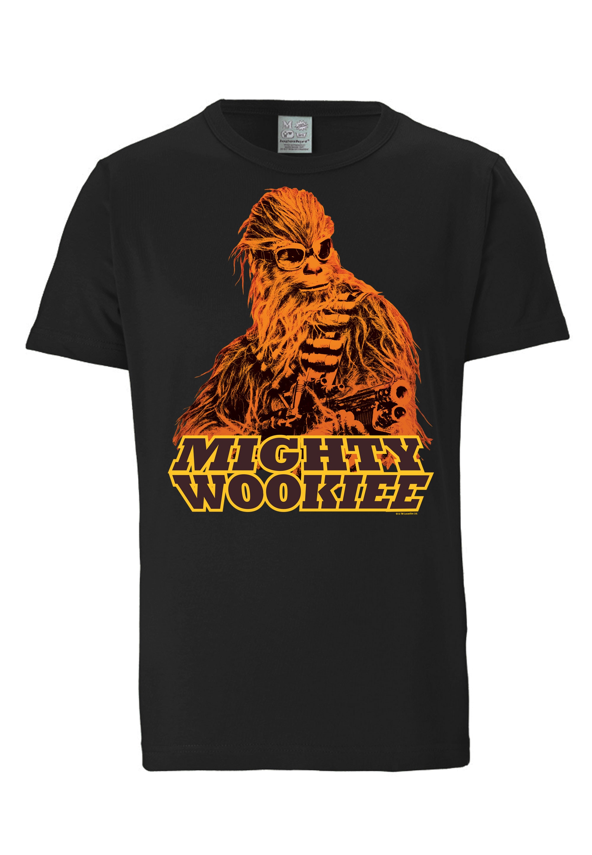 LOGOSHIRT T-Shirt »Star Wars: Solo - Mighty Wookie«, mit coolem Print