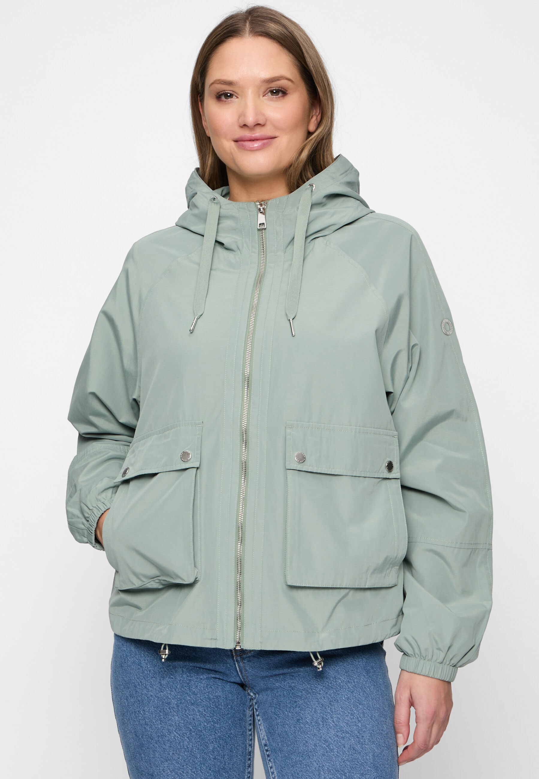 New View Winterjacke »Mara« mit Kapuze verstellbare Kapuze mit geprägtem Band