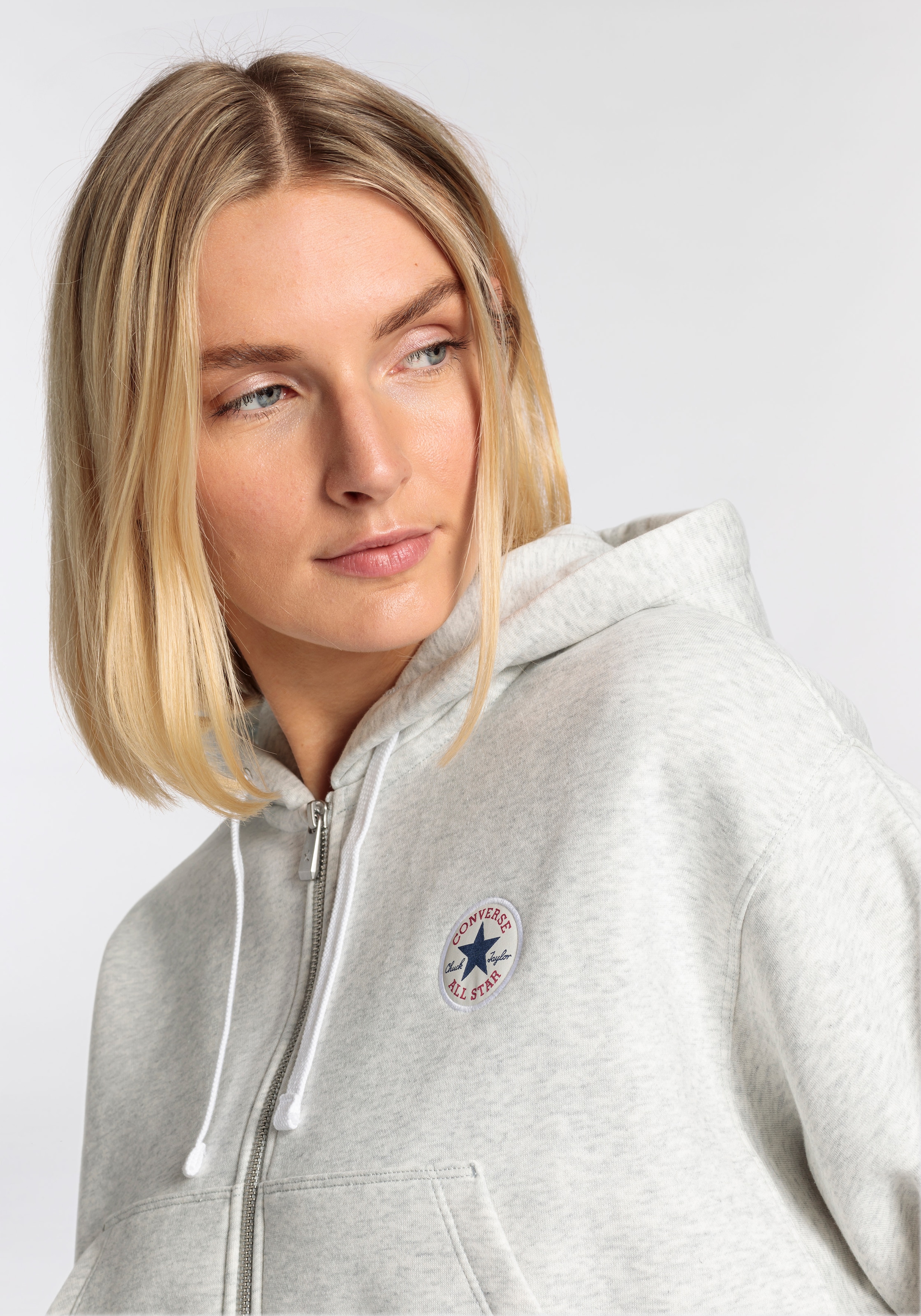 Converse Sweatjacke »WOMEN'S CONVERSE RETRO FULL-ZIP HOODIE«