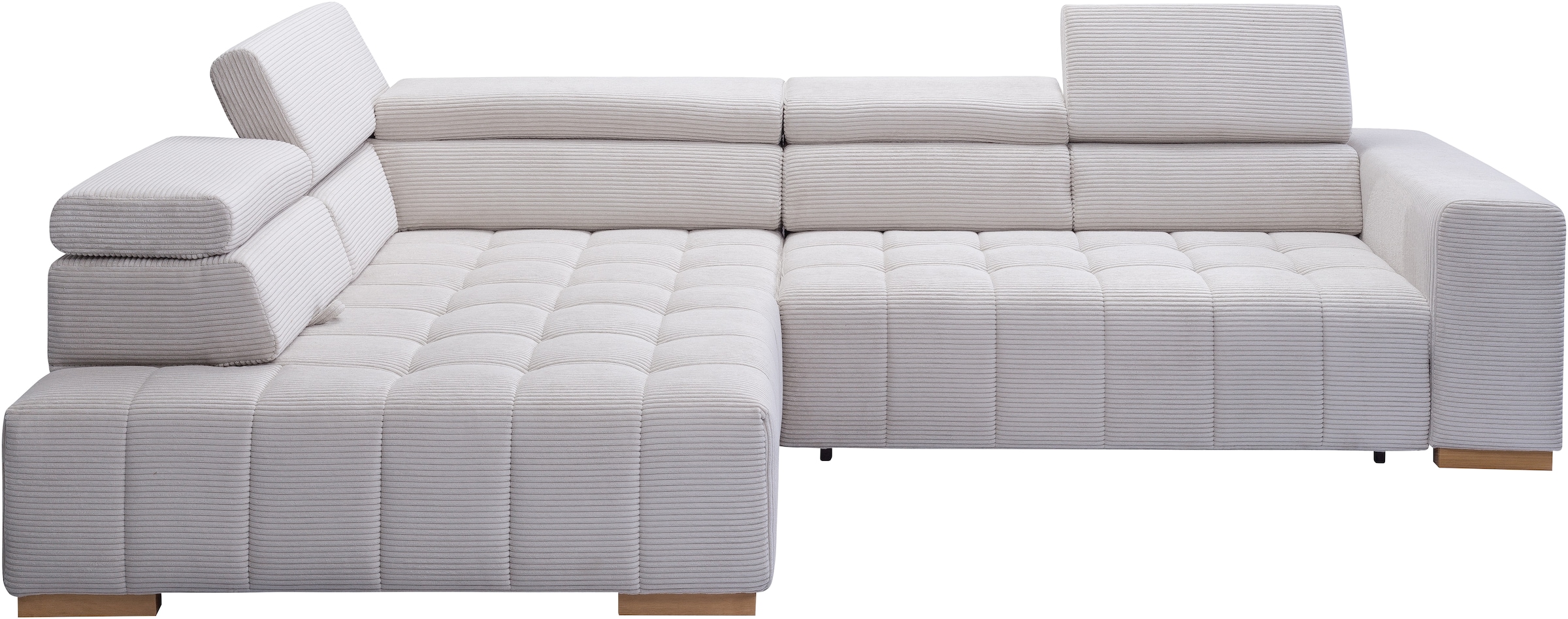 exxpo - sofa fashion Ecksofa "Elianos, hoher Sitzkomfort, aufwendige Kreuzs günstig online kaufen