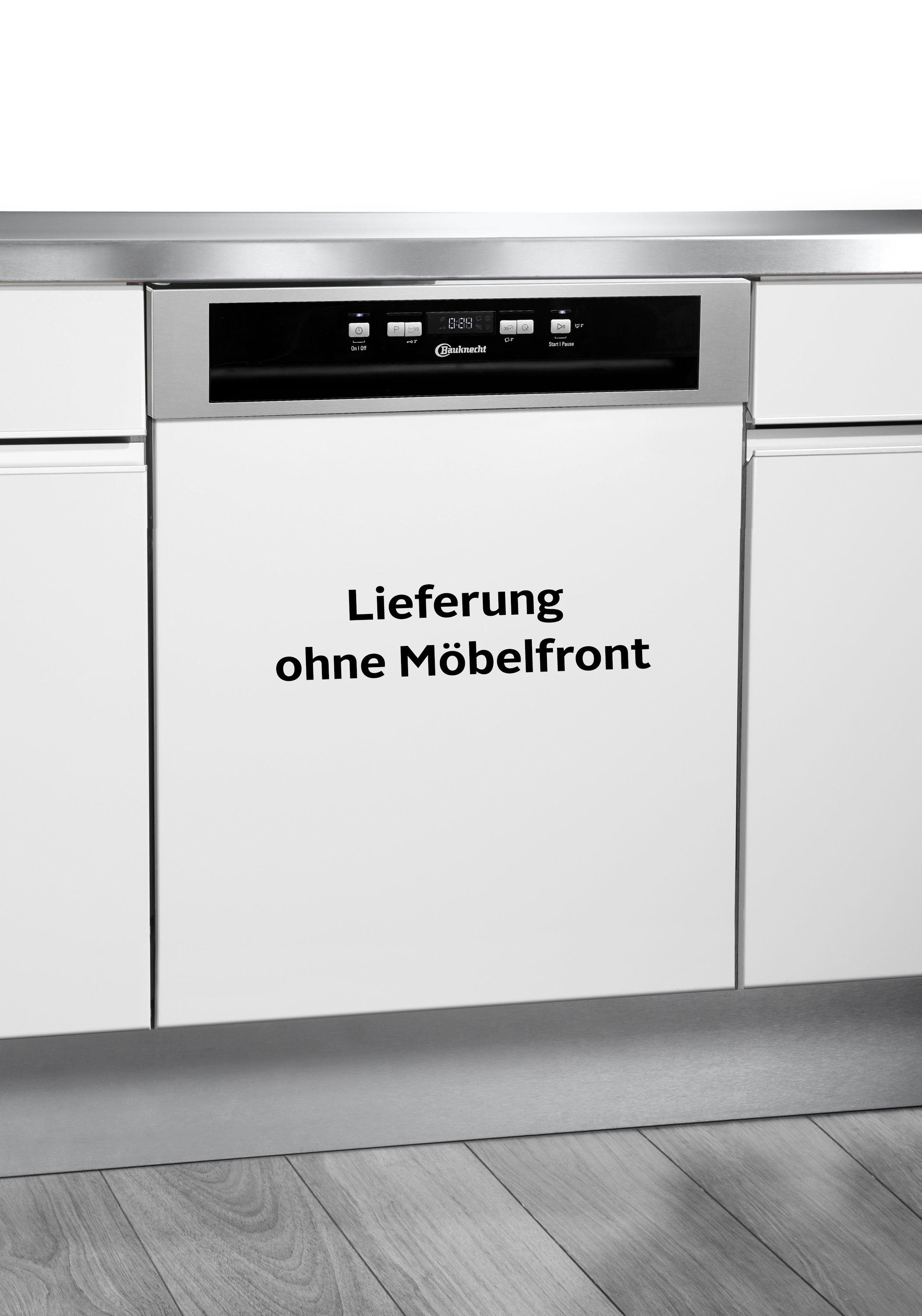 BAUKNECHT teilintegrierbarer Geschirrspüler "OBB ECOSTAR 8460 (2)" 14 Maßgedecke ActiveDry – automatische Türöffnung für perfekt getrocknetes Geschirr