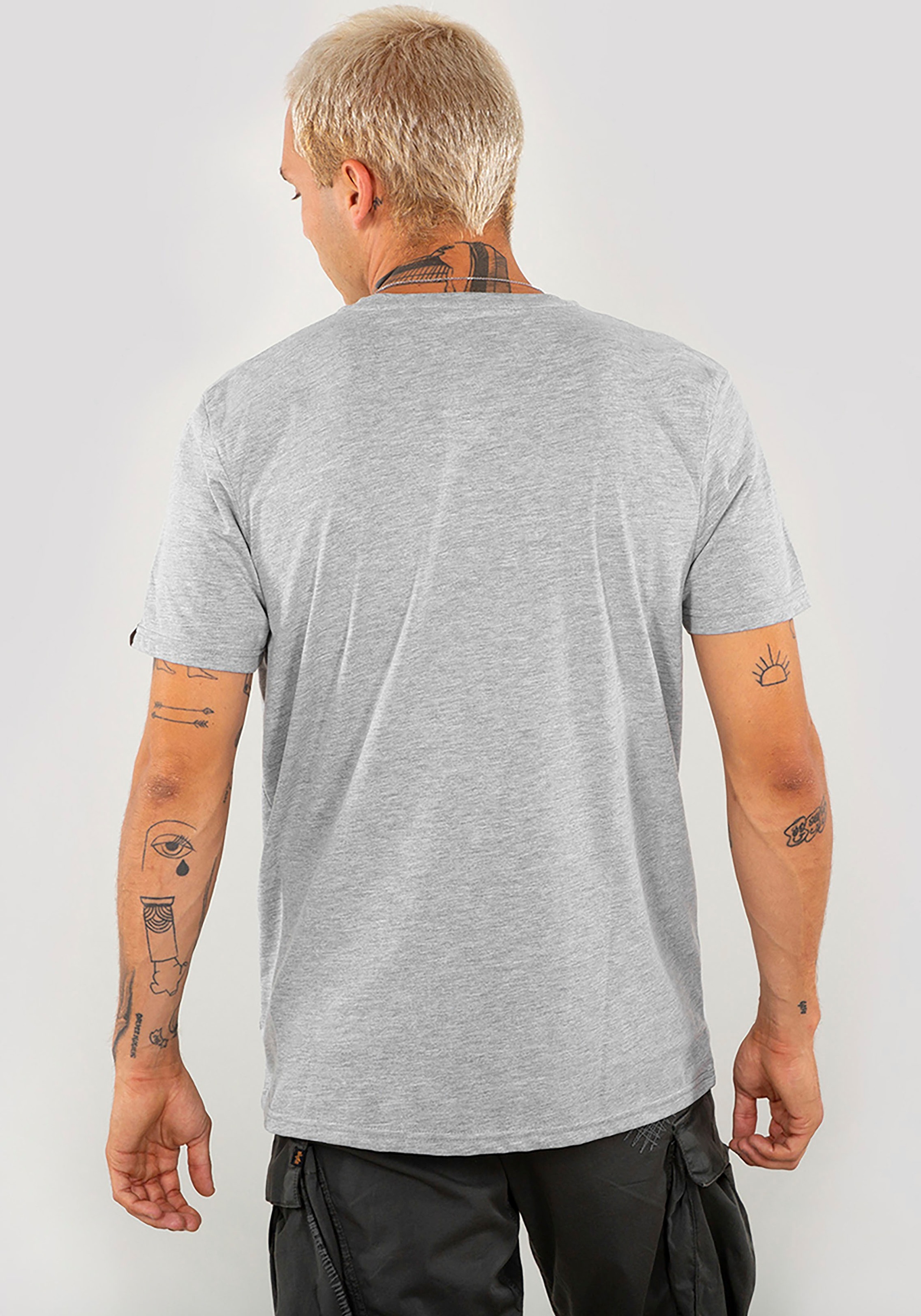 Alpha Industries Rundhalsshirt "BASIC T SMALL LOGO" Baumwolle, regular fit günstig online kaufen