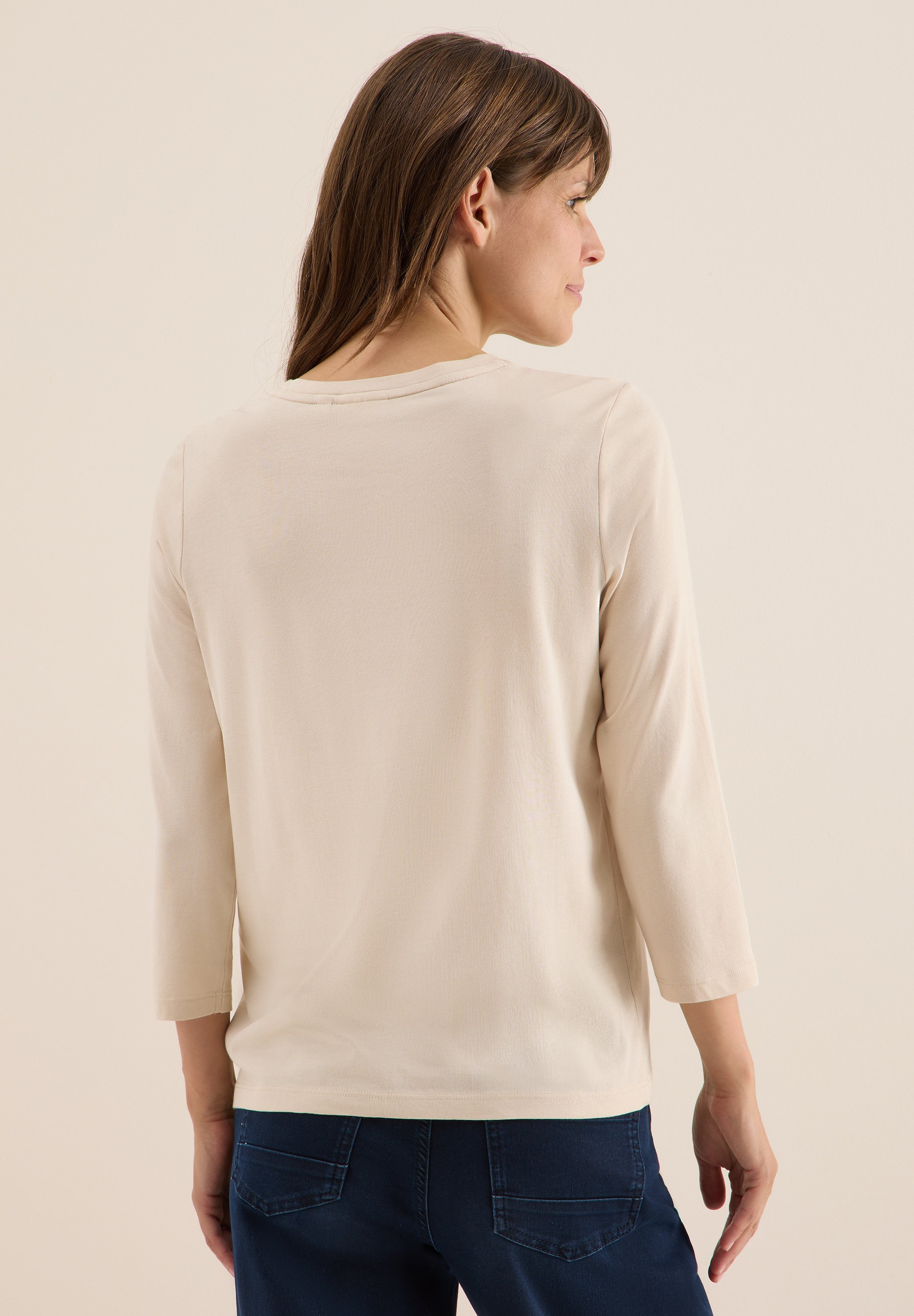 Cecil T-Shirt, im soften Baumwoll-Mix