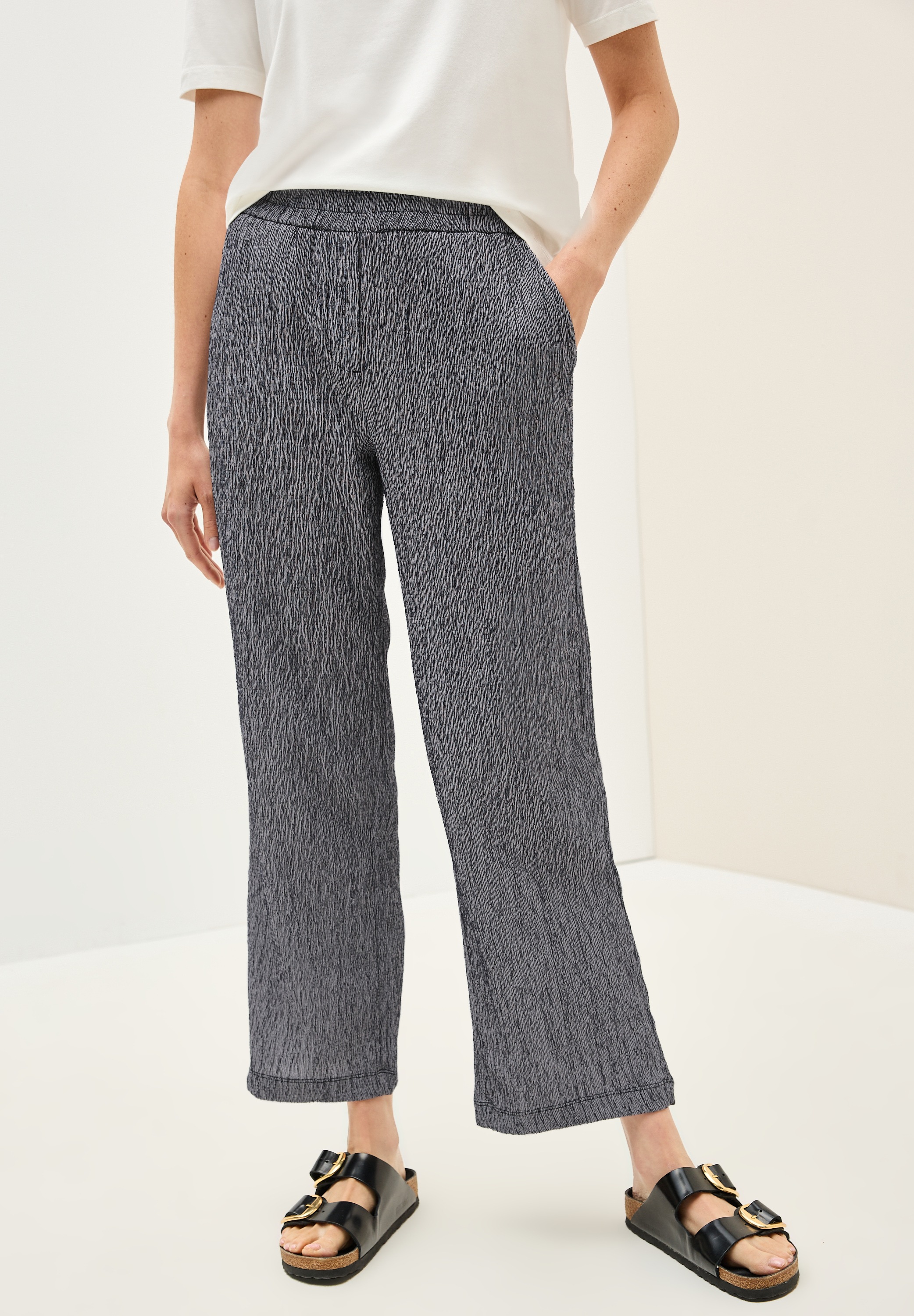 Cecil Stoffhose  High Waist