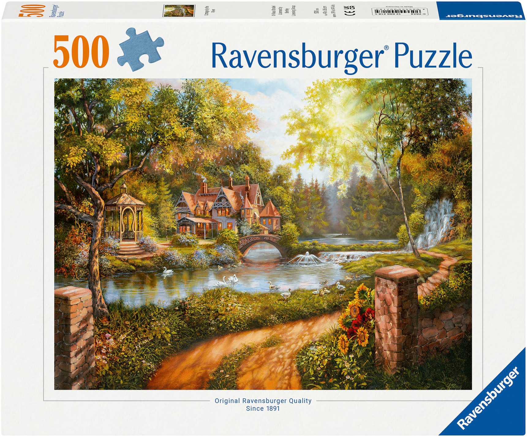 Ravensburger Puzzle »Cottage am Fluß«, Made in Germany