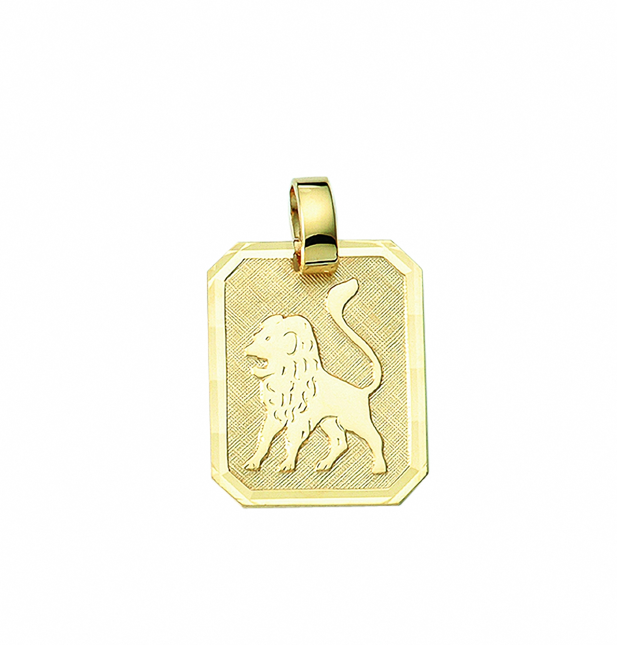 Adelia´s Kette mit Anhänger mit Halskette »333 Löwe«, Sternzeichen - Set BAUR Gold | Anhänger Schmuckset