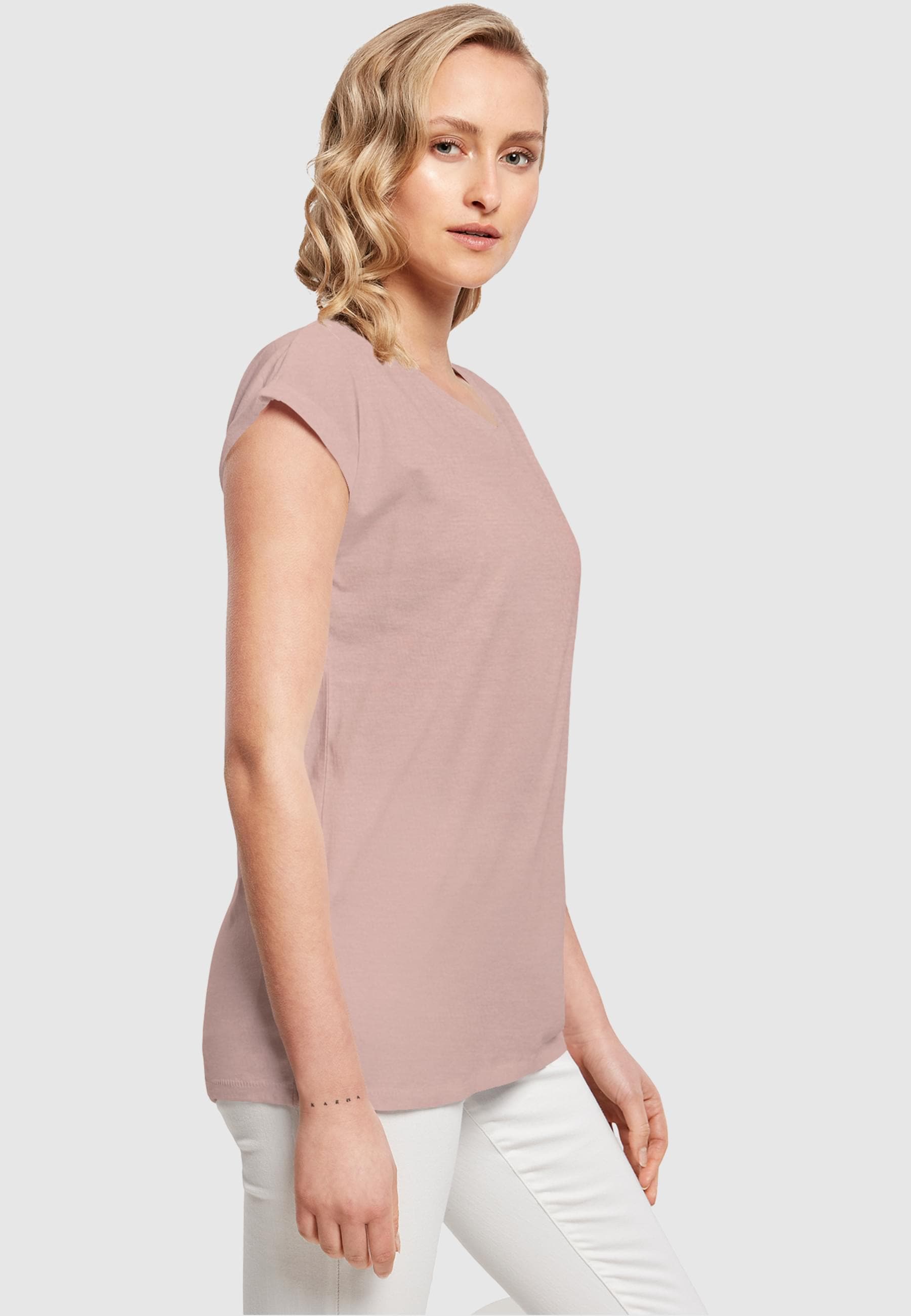 Merchcode T-Shirt »Merchcode Damen Ladies Just love Extended Shoulder Tee«, (1 tlg.)