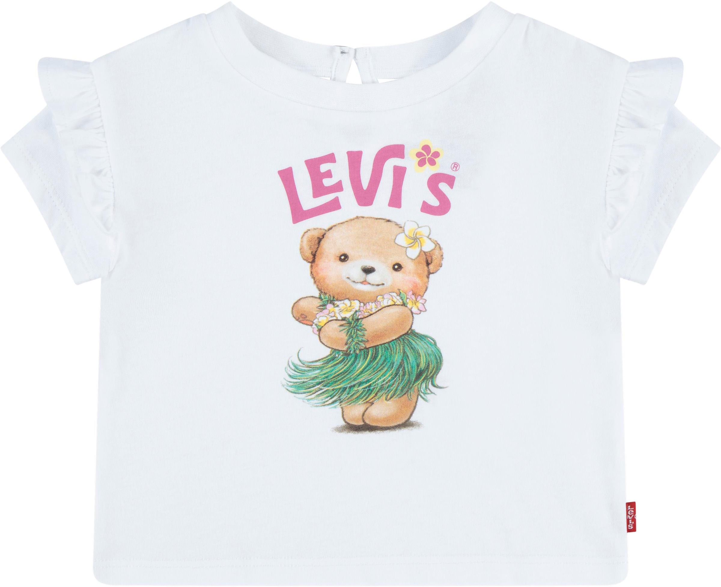 Levi's® Kids Print-Shirt »LVG HULA RUFFLE SHOULDER TEE«, for Baby GIRLS