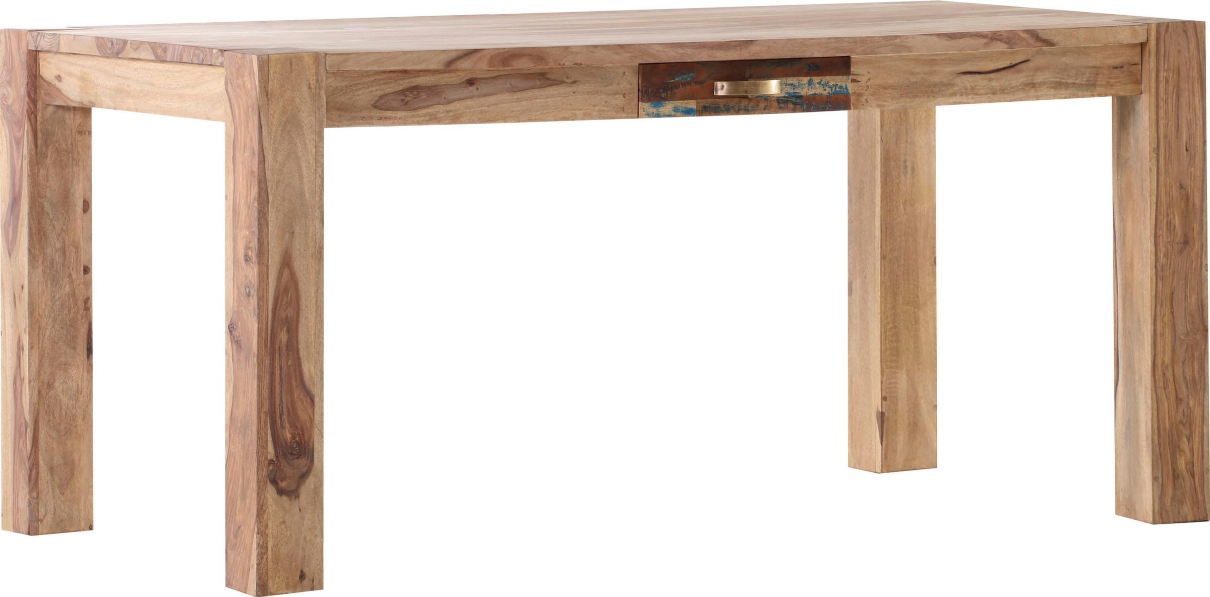 Gutmann Factory Esstisch Patchwork, aus massivem Sheesham Holz, Breite 160 cm