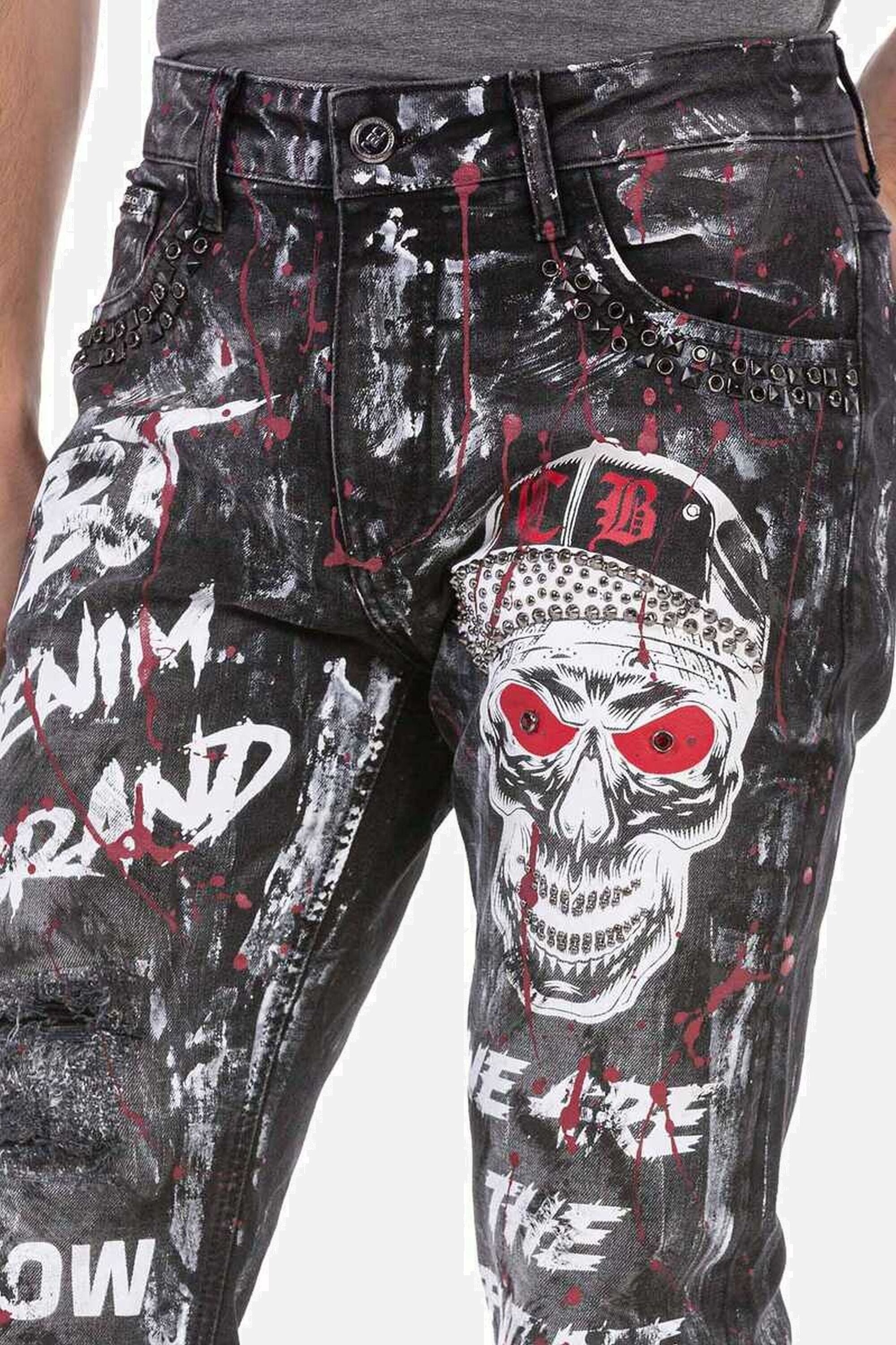 Cipo & Baxx 5-Pocket-Jeans »Jeans«, im lässigen Streetstyle, CD700