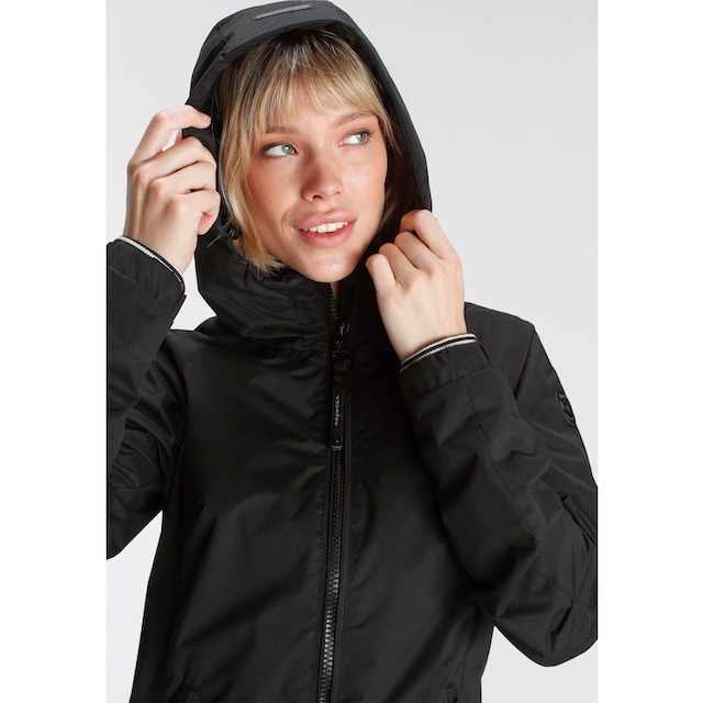 Ragwear Outdoorjacke »DIZZIE UNI O«, mit Kapuze, trendige Übergangsjacke  mit Kapuze online bestellen | BAUR