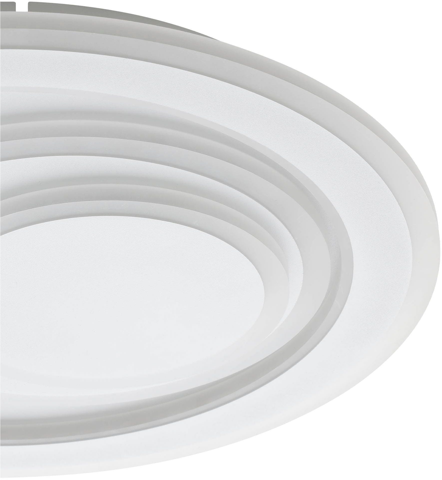 EGLO Deckenleuchte »Palagiano Deckenlampe, Deckenbeleuchtung, Kunststoff, Metall, Lampe« LED-Modul 1 Stk. Neutralweiß