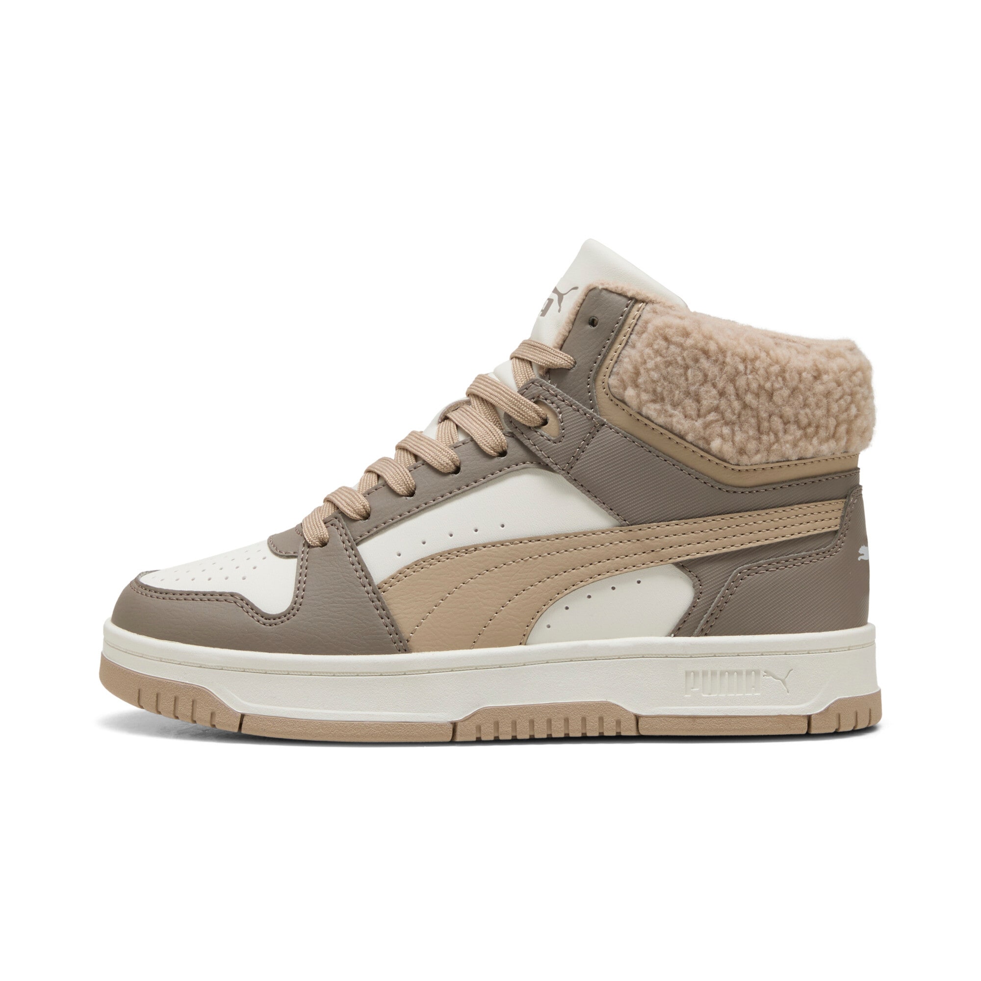 PUMA Sneakerboots »REBOUND SLAM MID COZY JR«  Winterschuhe, Schnürboots, Sneaker