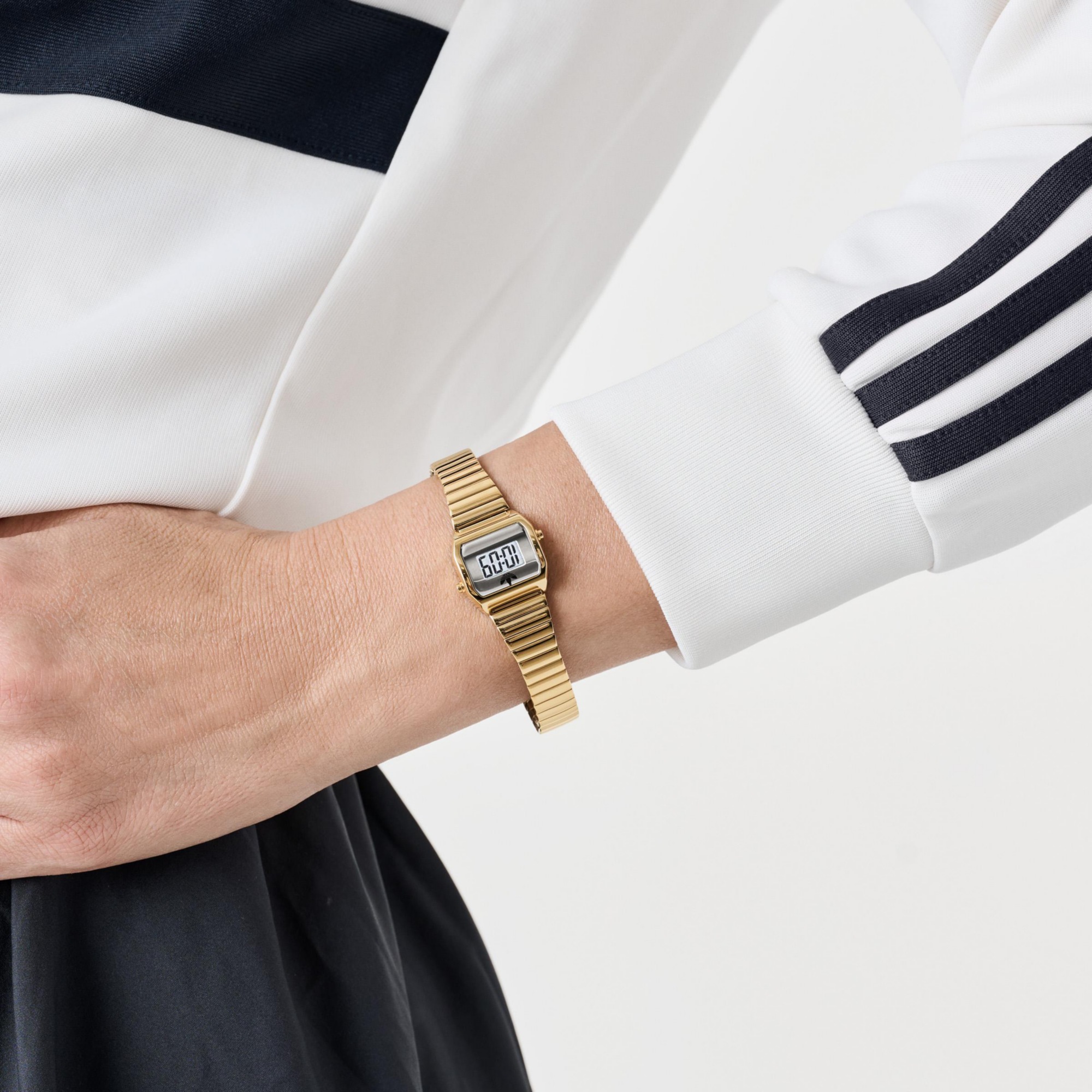adidas Originals Digitaluhr »DIGITAL TWO XS« Quarzuhr, Armbanduhr, Damenuhr, Edelstahlarmband, digital