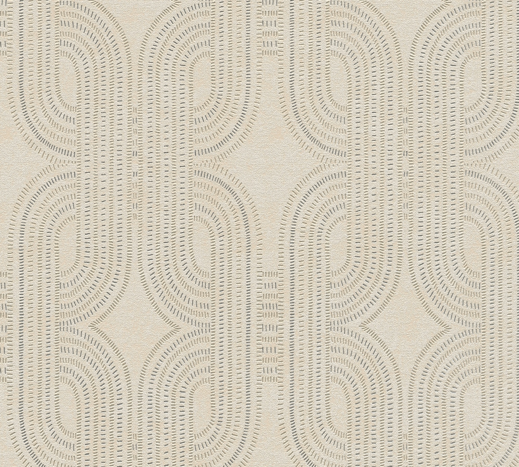 A.S. Création Vliestapete »French Affair Grafik-Tapete -Effekt Mustertapete Struktur Kunst«, leicht glänzend, Vliestapete geometrisch für Schlafzimmer Küche Wohnzimmer Grafik Flur