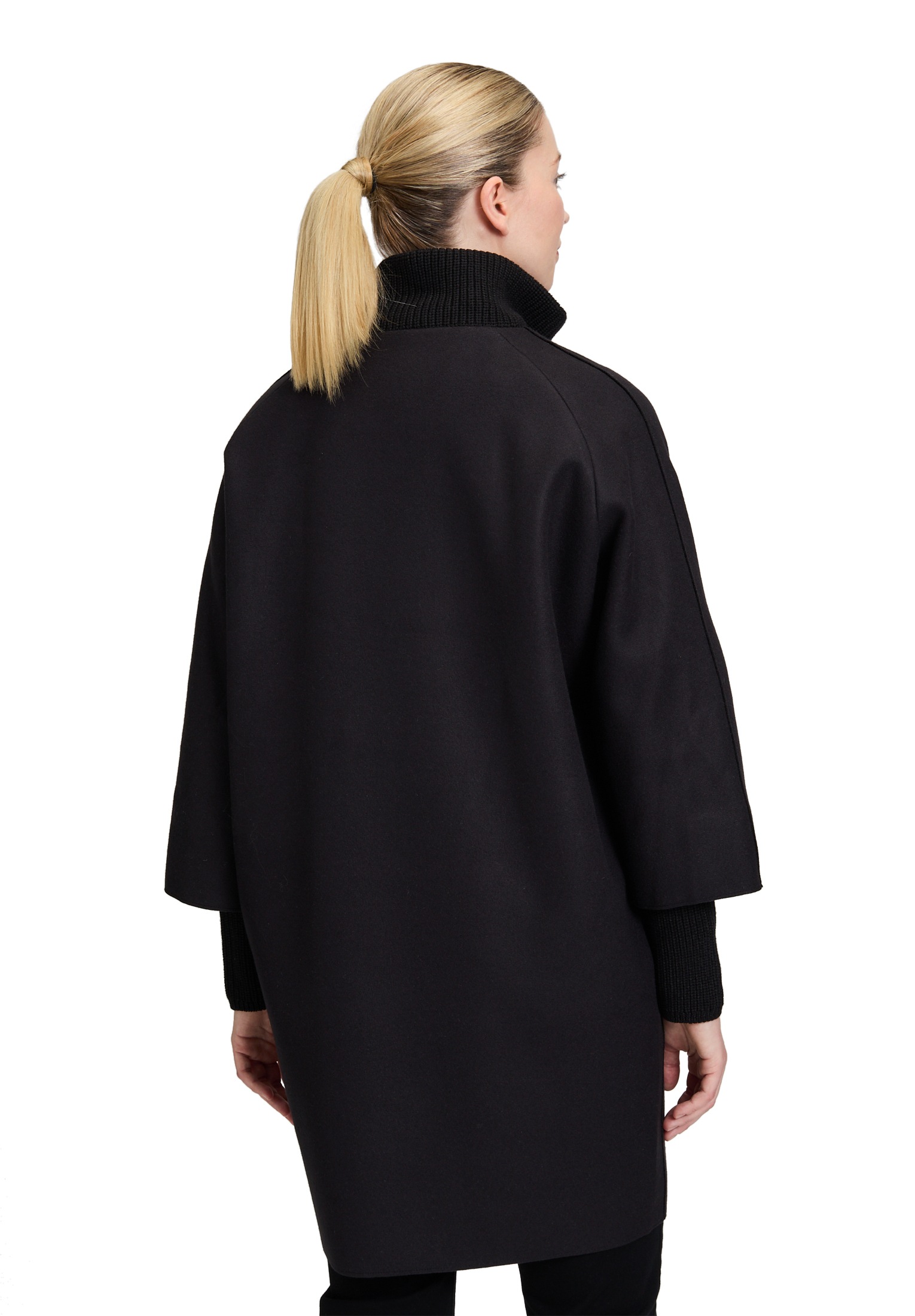 Betty Barclay Wolljacke »Betty Barclay Damen Wollmantel mit Strickdetails«