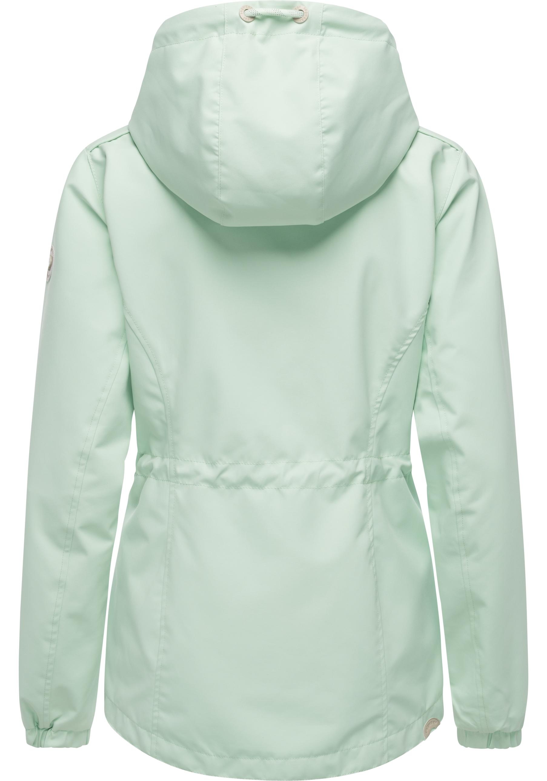 Ragwear Funktionsjacke »Dankka« mit Kapuze Funktionelle Übergangsjacke mit Taillenzugkordel