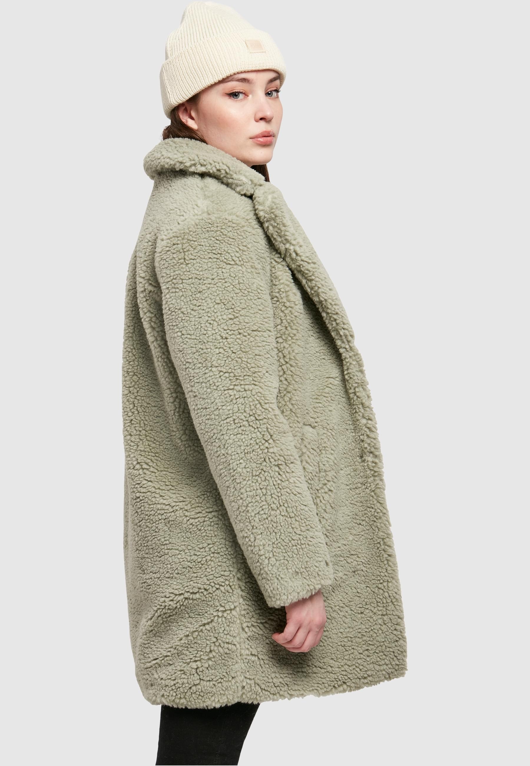 URBAN CLASSICS Parka »Urban Classics Damen Ladies Oversized Sherpa Coat«, (1 St.), ohne Kapuze