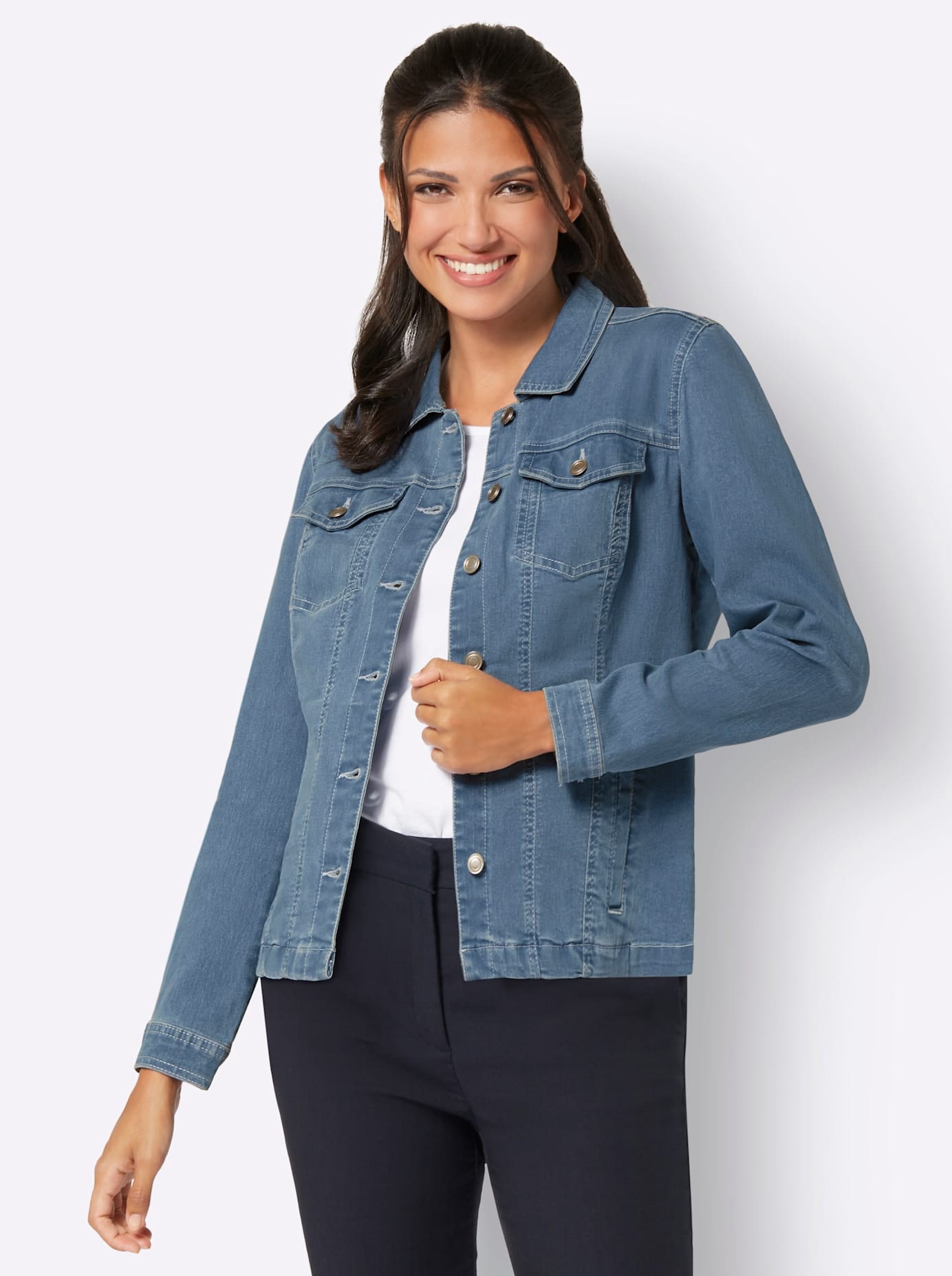 Classic Basics Jeansjacke, ohne Kapuze