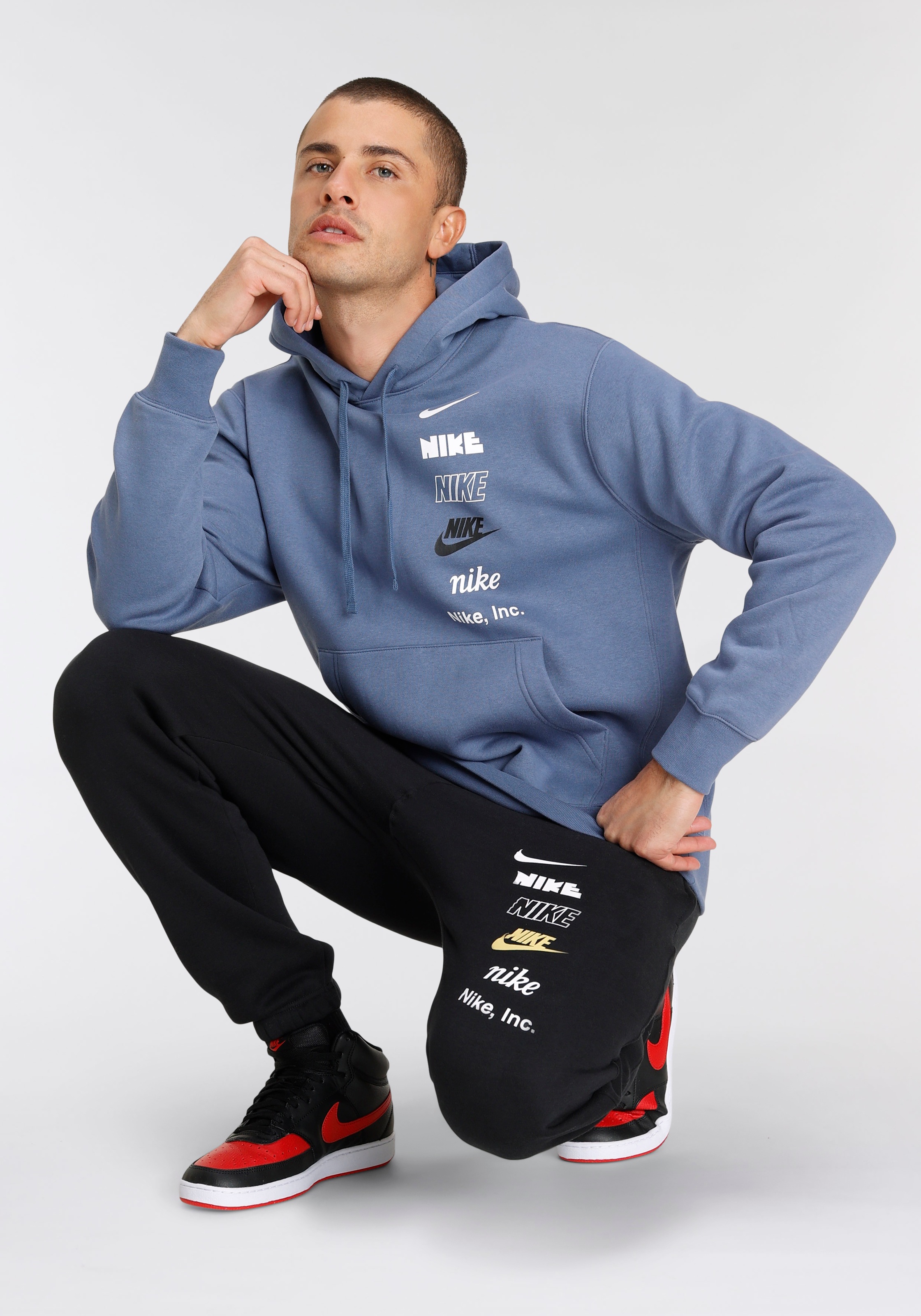Nike Sportswear Kapuzensweatshirt »Club Fleece+ Men's Brushed-Back Pullover Hoodie« kaufen
