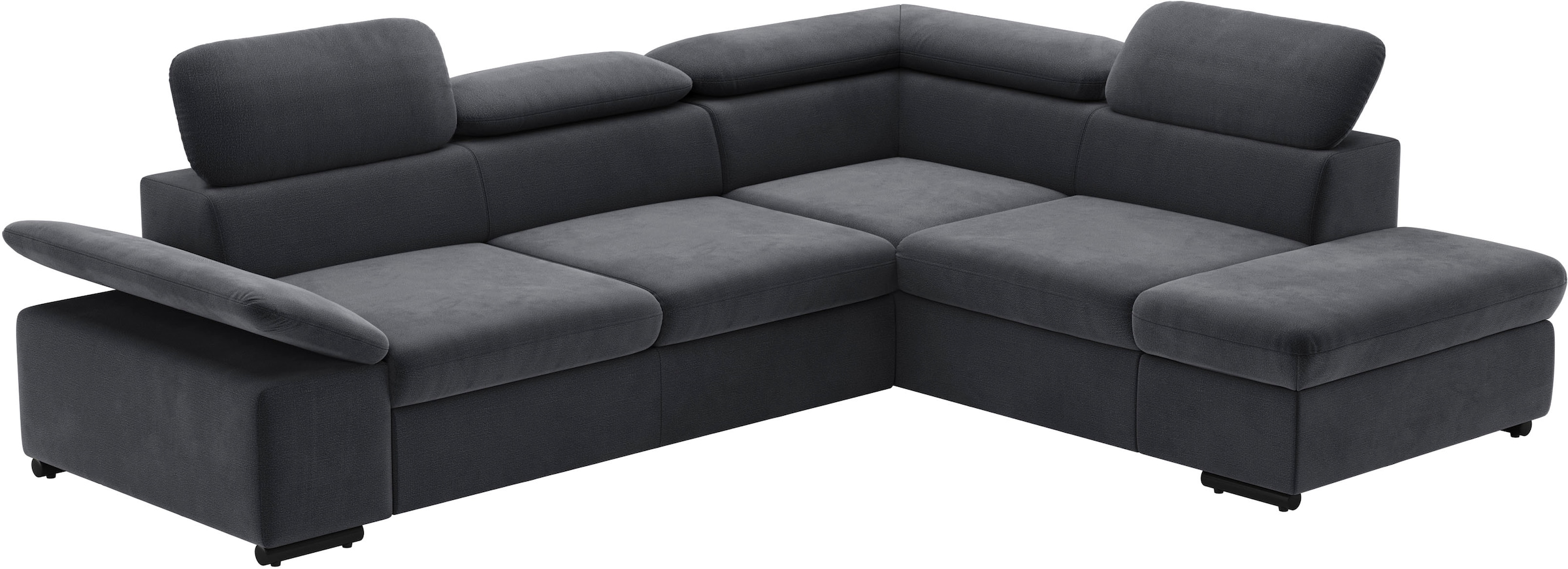sit&more Ecksofa »Alcudia L-Form«, mit Armteilverstellung, optional Kopfteilverstellung und Bettfunktion