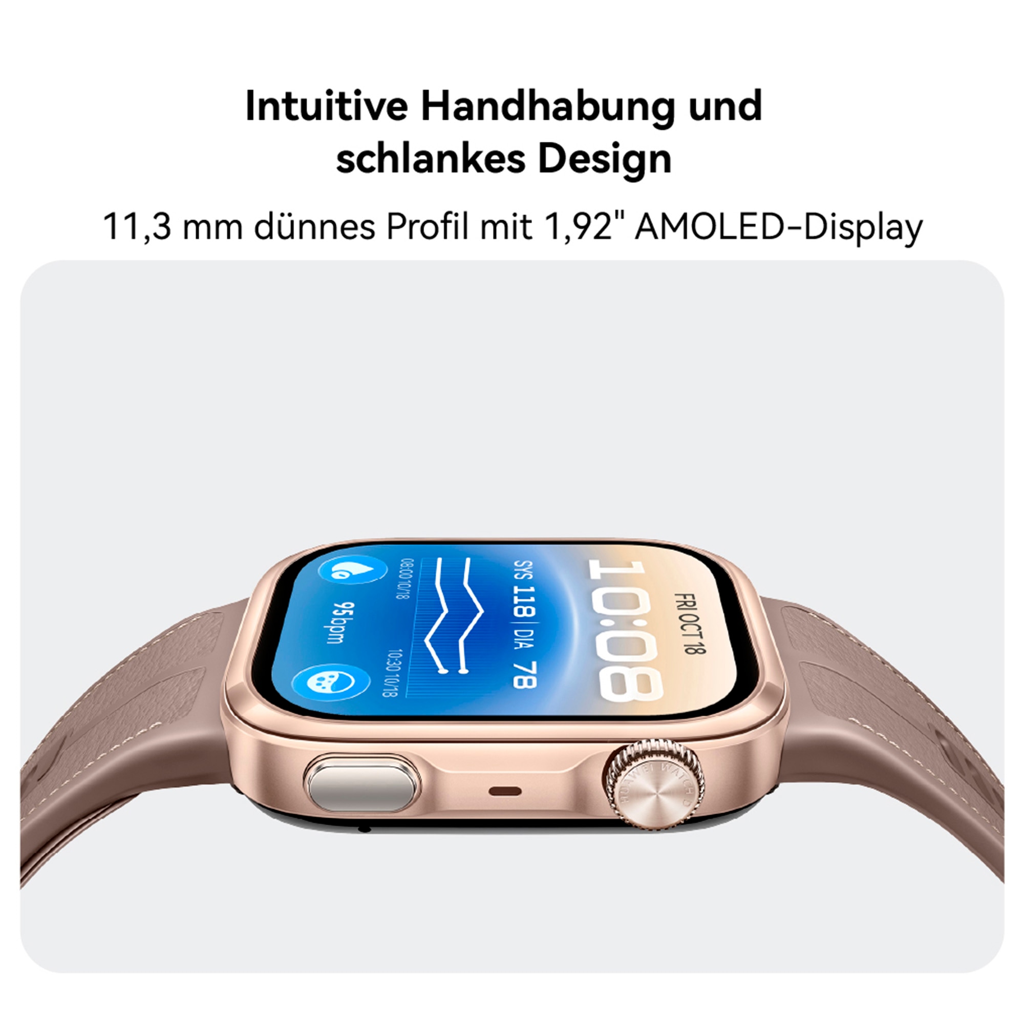 Huawei Smartwatch »Watch D3 Blutdruck«(/ 1,92 ″)