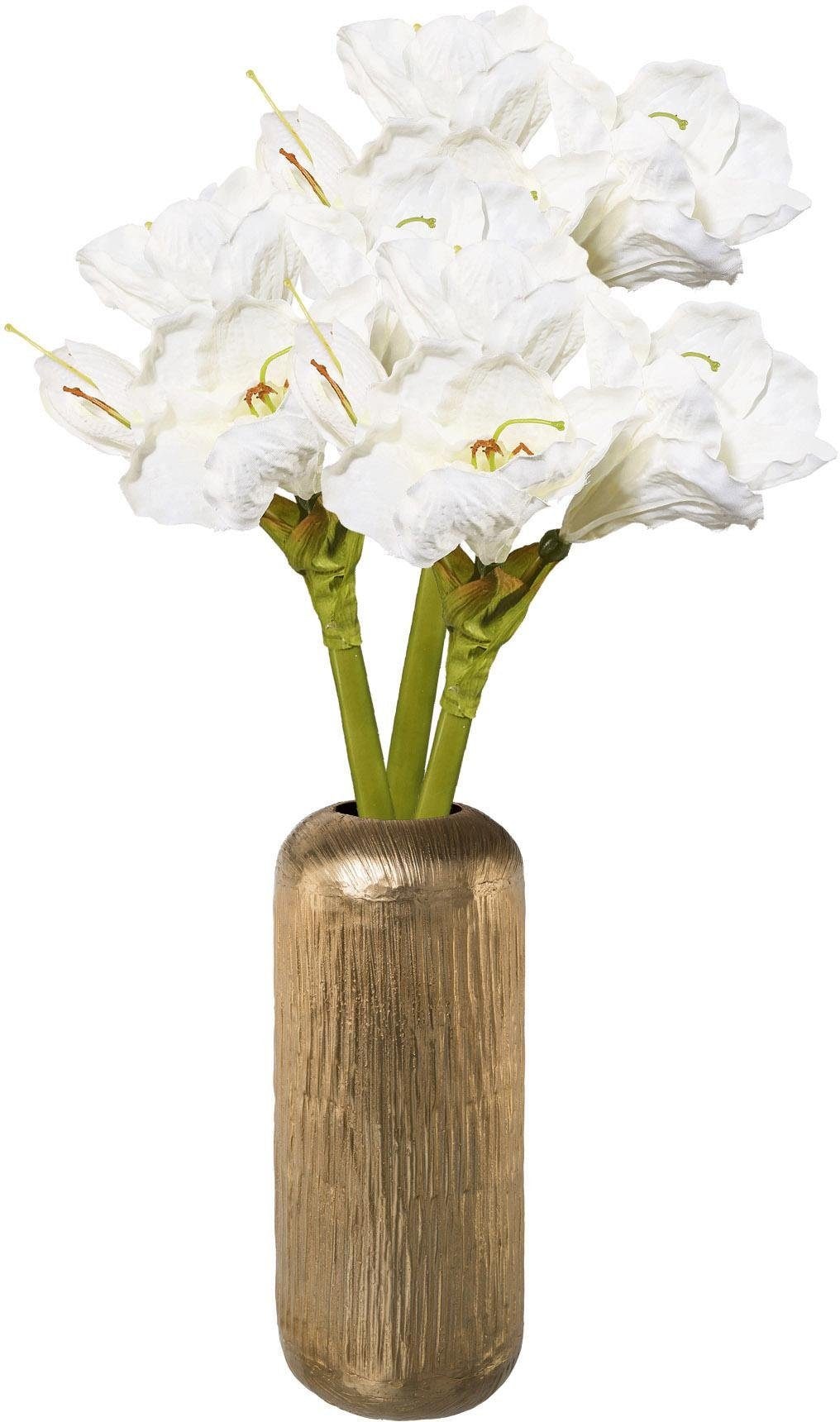 Dekovase Vase, »Weihnachtsdeko«, hochwertiger 4 Creativ | Amaryllisstengel), 3 Amaryllis deco mit 1 BAUR (Set, St.,