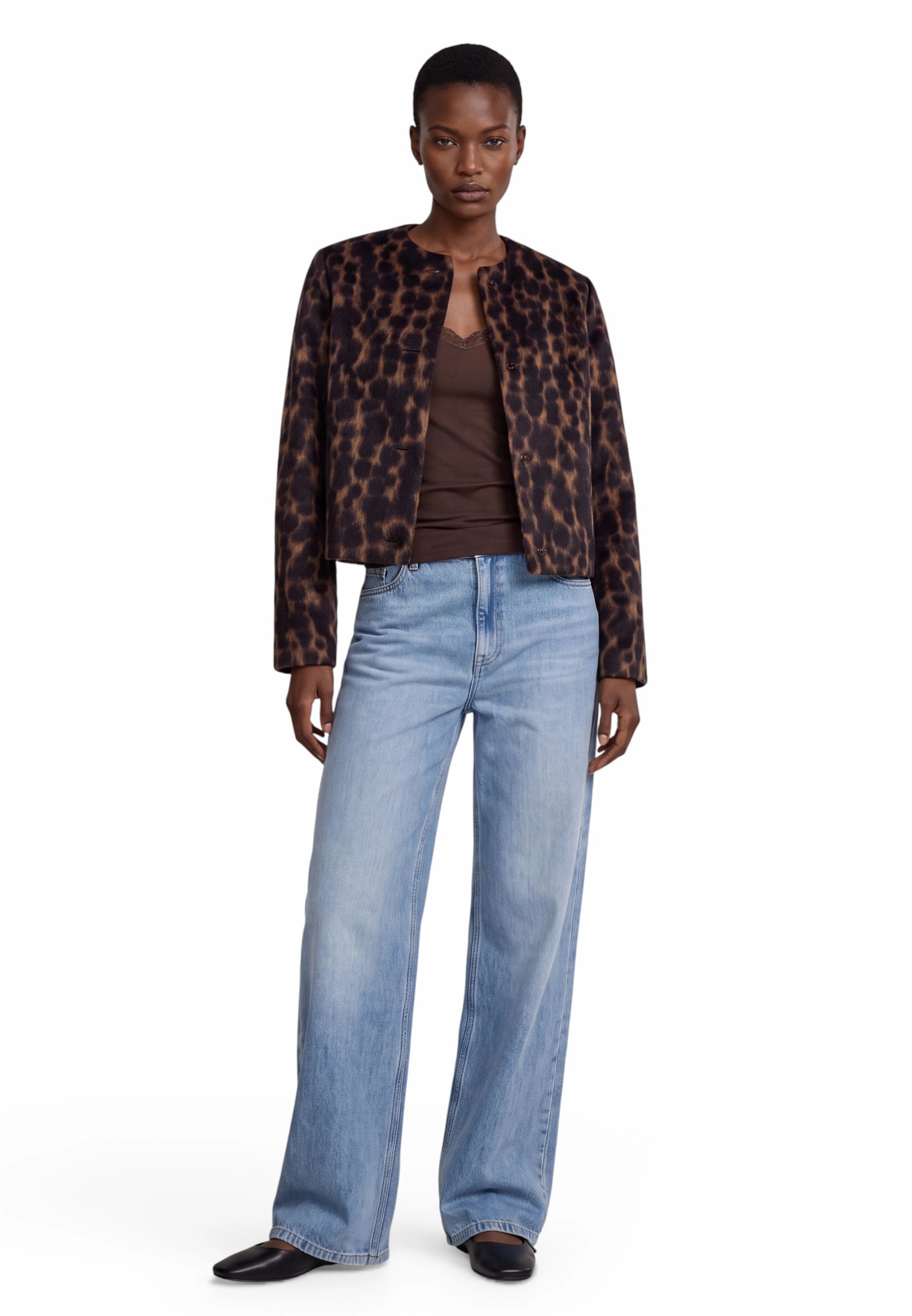 Zero Jackenblazer »Damen mit Jacquard« Knopfleiste