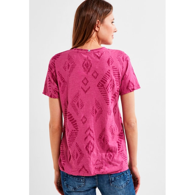 Cecil T-Shirt, mit Knotendetail bestellen | BAUR